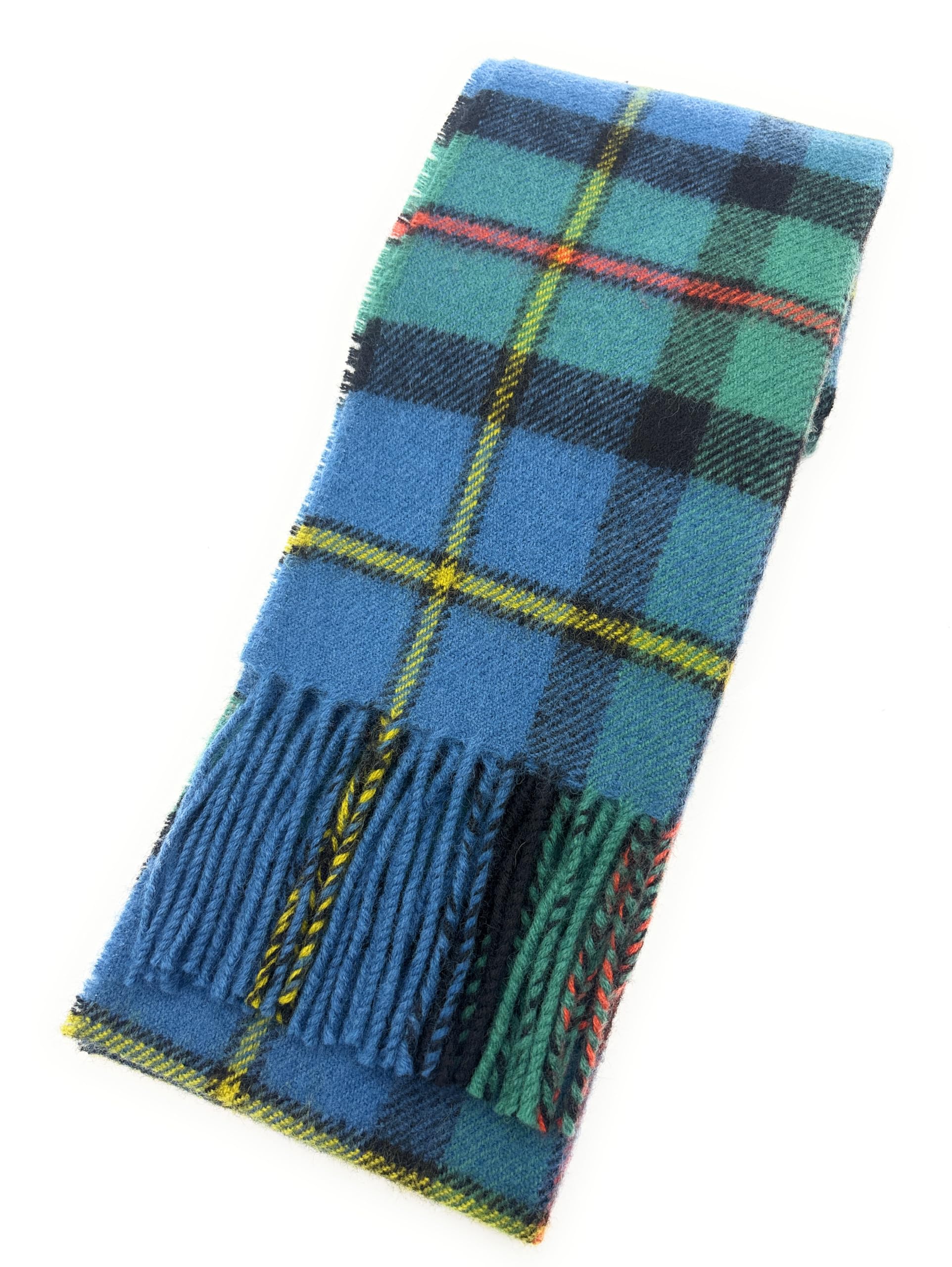 Scottish Essence Unisex Macleod Of Harris Ancient Scottish Lambswool Tartan Scarf, Made In Scotland (Macleod Of Harris Ancient)