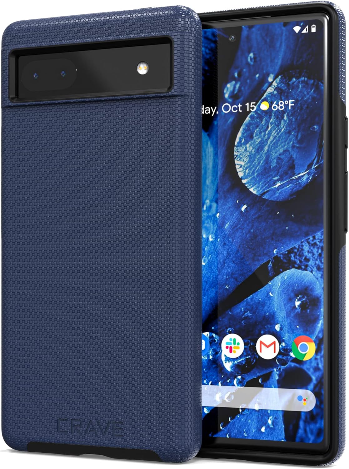Crave Dual Guard Case for Google Pixel 6a, Shockproof Protection, Navy – Polycarbonate, TPU, Rubber Crave Dual Guard Case for Google Pixel 6a, Shockproof Protection, Navy – Polycarbonate, TPU, Rubber