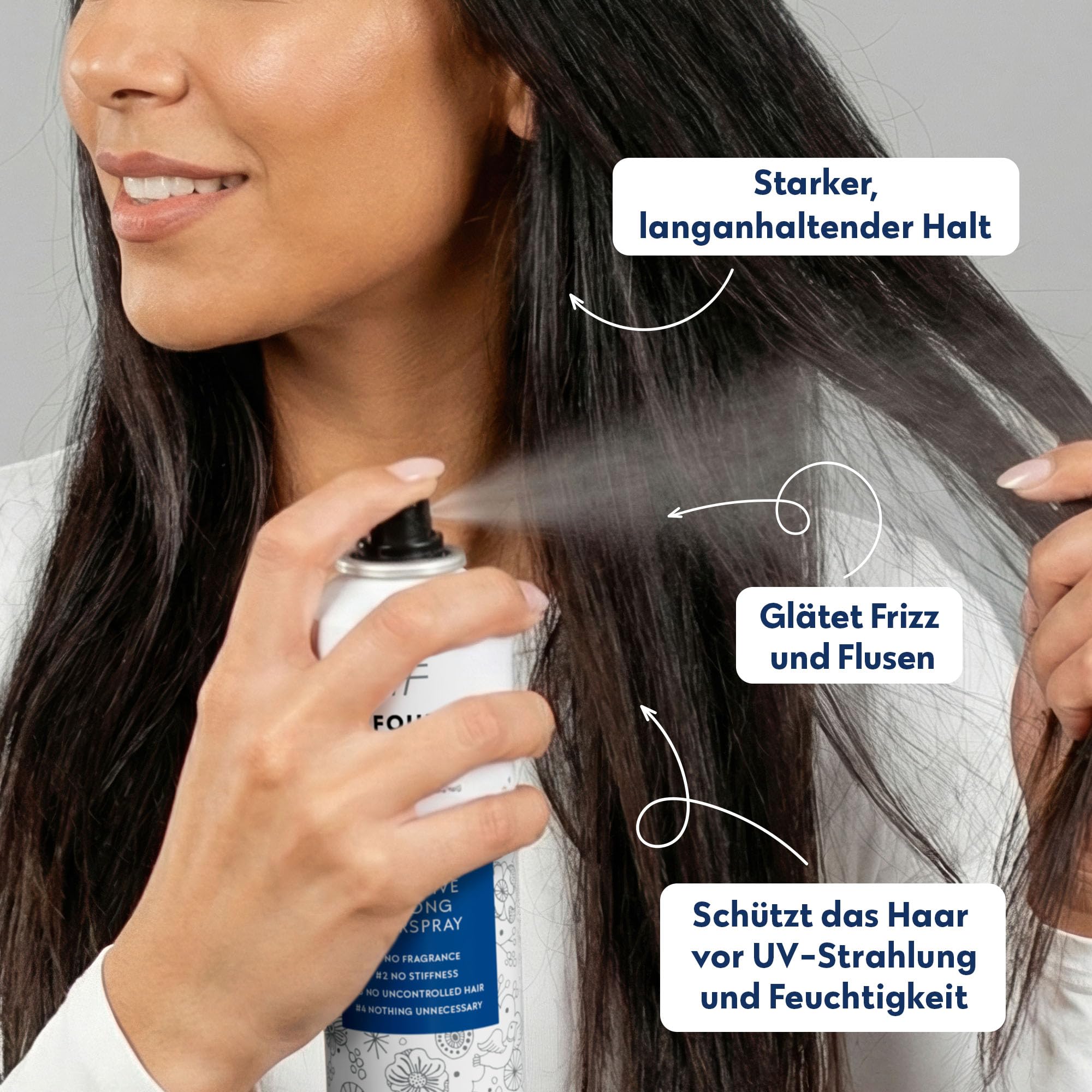 No Nothing Mousse und Strong Haarspray Bundle – Parfümfreies Volumen und starker Halt für empfindliche Kopfhaut