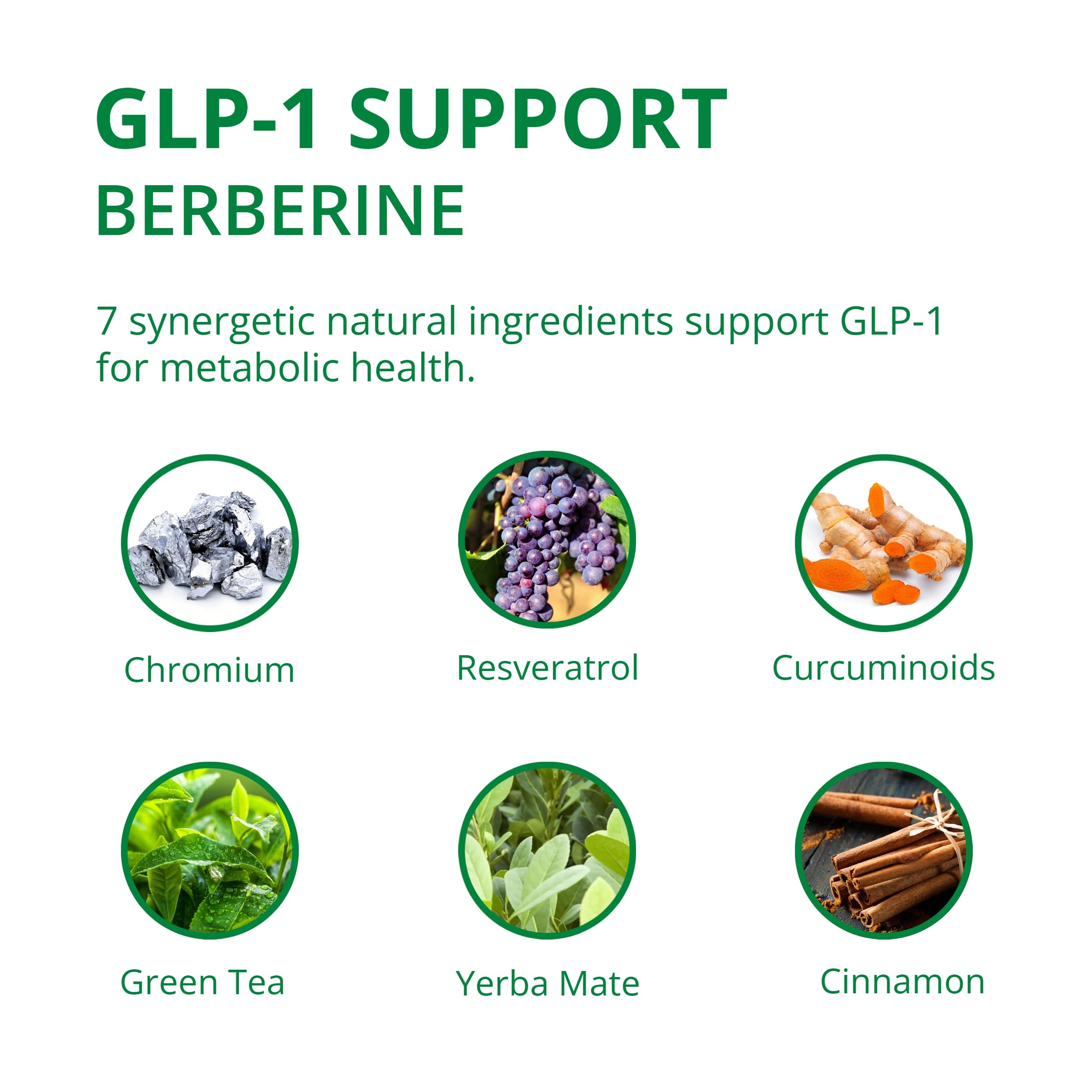 UpNourish Liposomal Berberine Supplement - Advanced Berberine HCl 1000mg Plus Ceylon Cinnamon, Chromium Picolinate, Curcuminoids, Resveratrol, Green Tea and Yerba Mate - 90 Vegan Capsules — Amazon image 3
