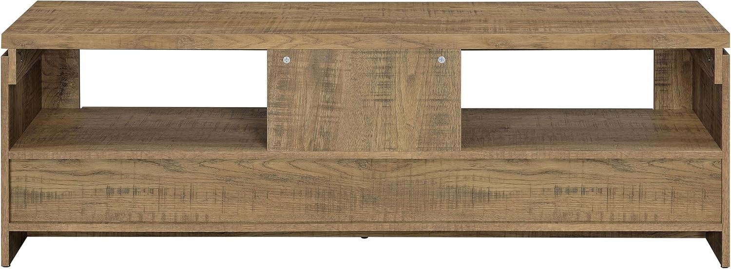 Coaster Home Furnishings - Elkton - Engineered Wood - 2-Drawer 59-Inch TV Stand with Sliding Drawers, and Metal Pull Handles - Living Room - Mango - 701980