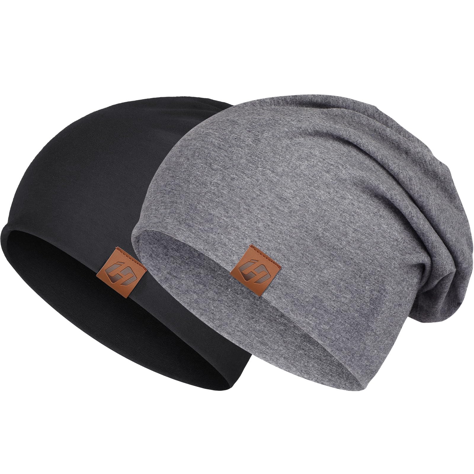 GXCROR - Berretto unisex, in cotone, morbido e sottile, leggero, traspirante, per tutte le stagioni
