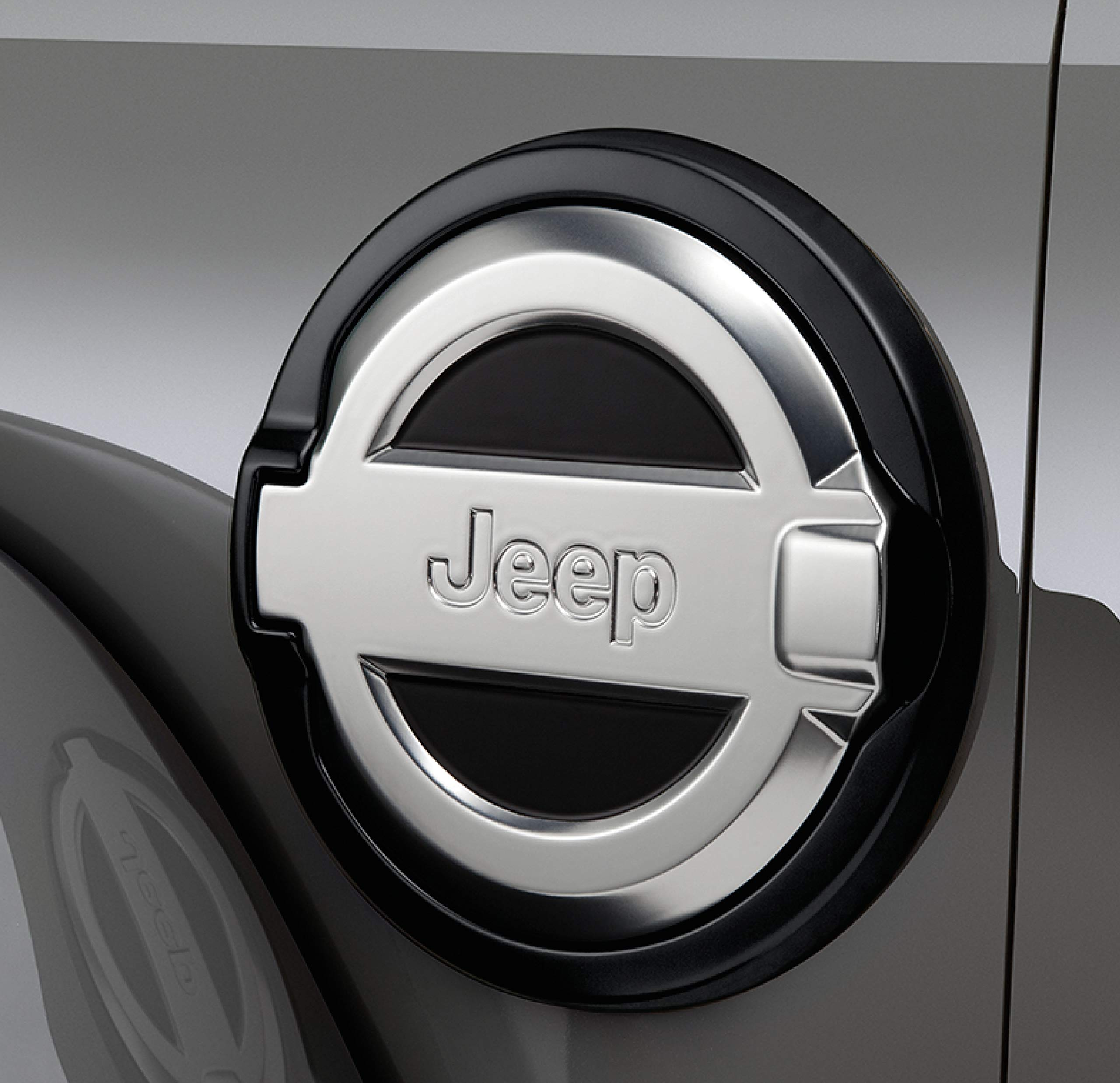Mopar82215122 Cast Aluminum Fuel Door Jeep Wrangler