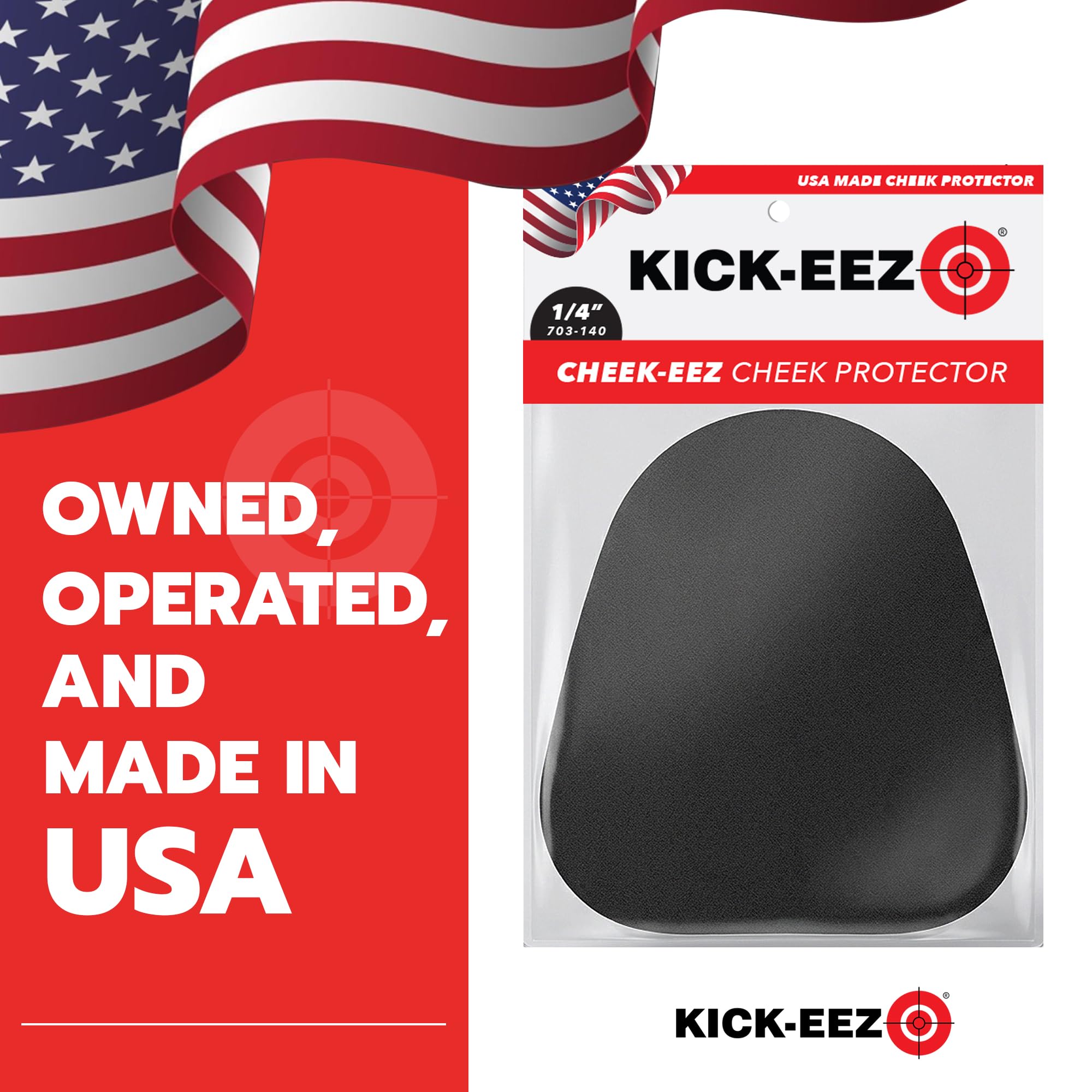 Kick-Ezz 703_116 Mejilla de Protección, Unisex Adulto, Negro, Única