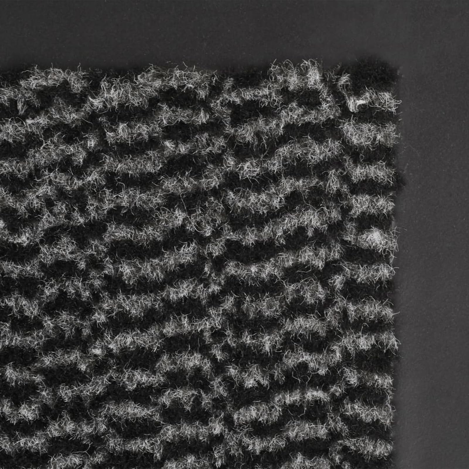 Homgoday Schmutzfangmatte Rechteckig Getuftet 90x150 cm Anthrazit, Schmutz- und Feuchtigkeitsentferner, rutschfeste Polypropylen-Matte, langlebig und pflegeleicht, ideal für Eingangsbereiche und Flure