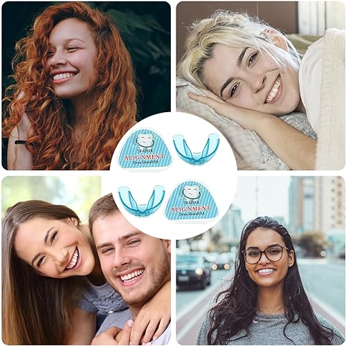 Miniatura 9 de Healifty Protector de noche dental para rechinar dientes, protector bucal para apretar los dientes en la noche, protector bucal para dormir, 2