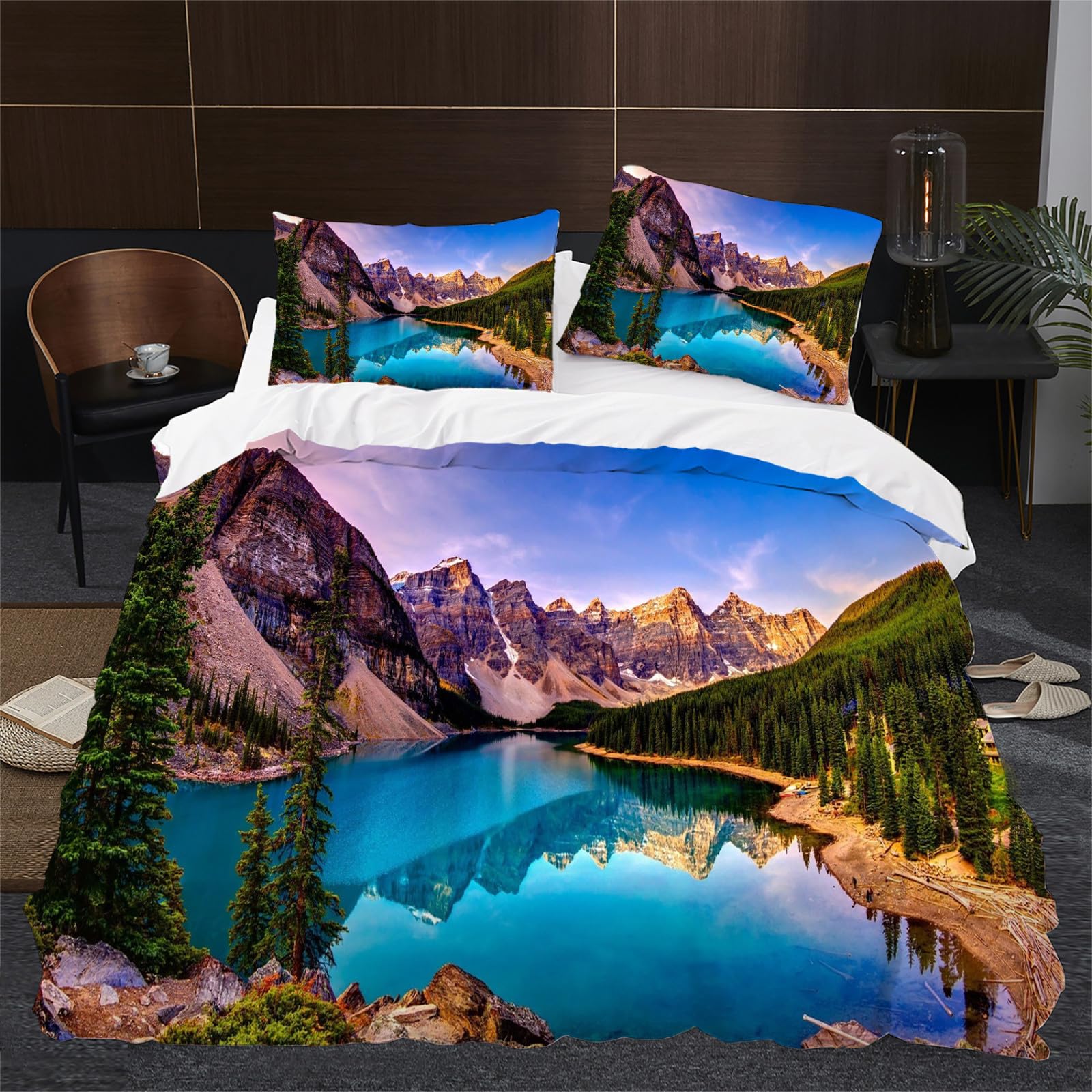 Housse de couette 220x240 cm pour une chambre cosy et moderne
