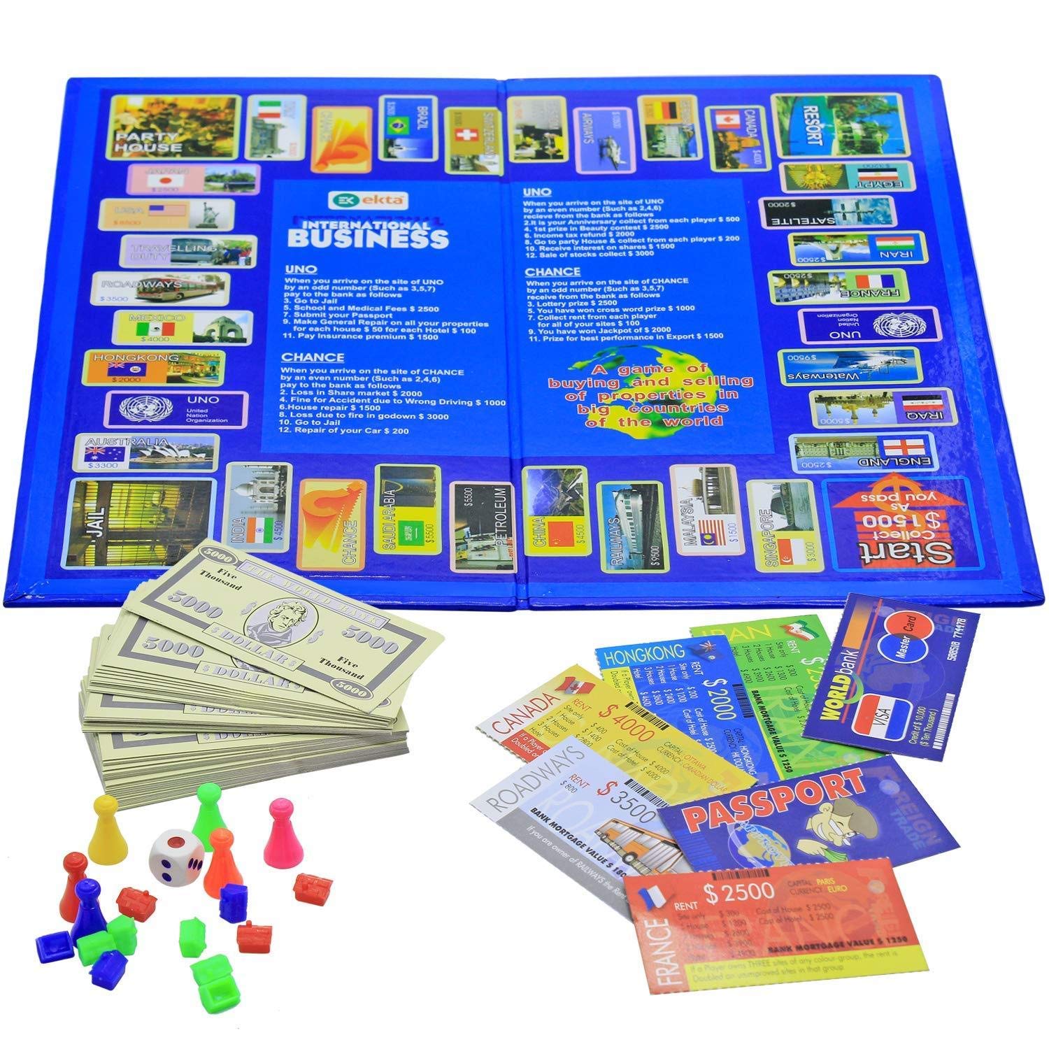 Plastic and Paper International Business Family Board Game (Multicolour),for-All Ages, Big Kid-image-42