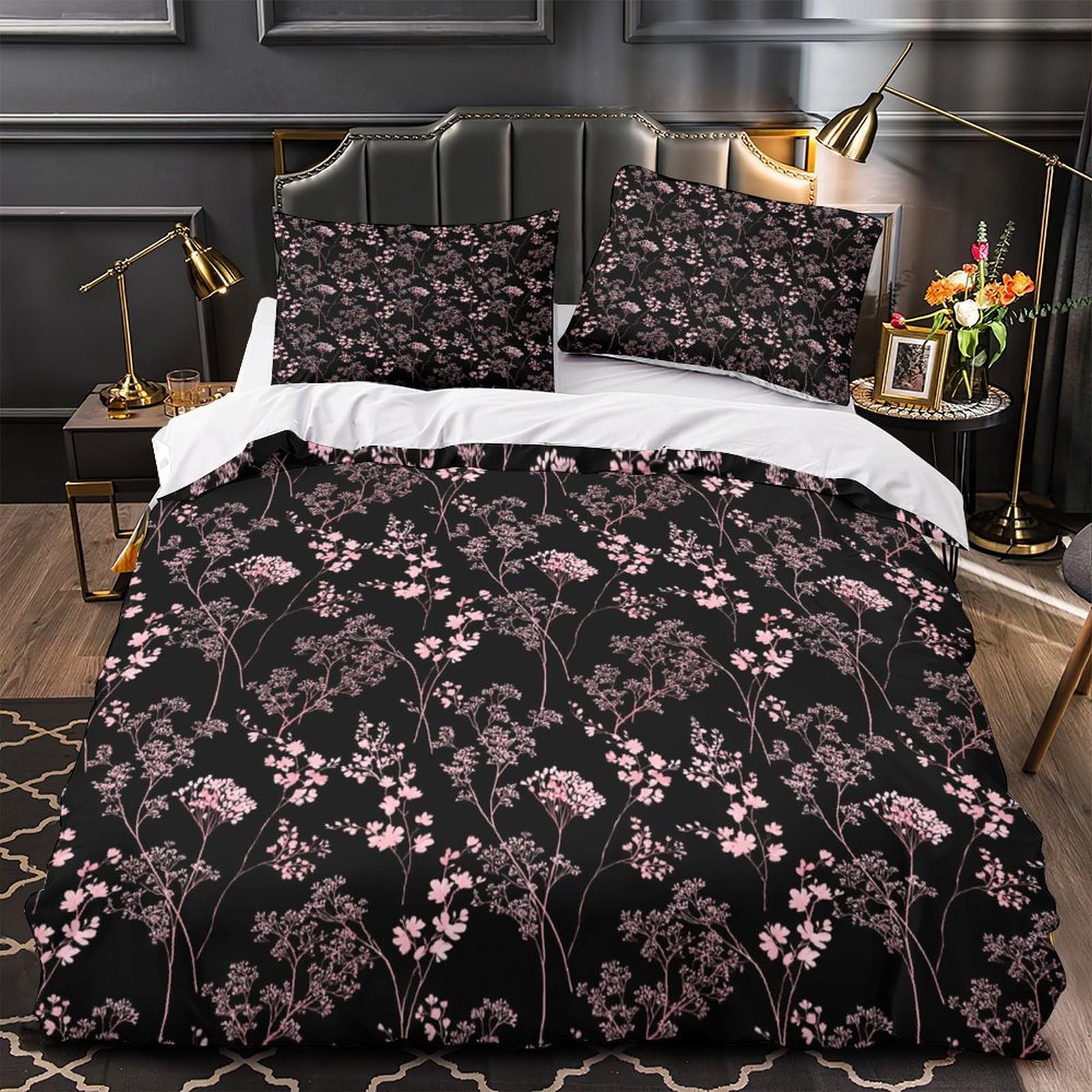 Fermeture éclair housse de couette imprimé 3D grand lit 220x240