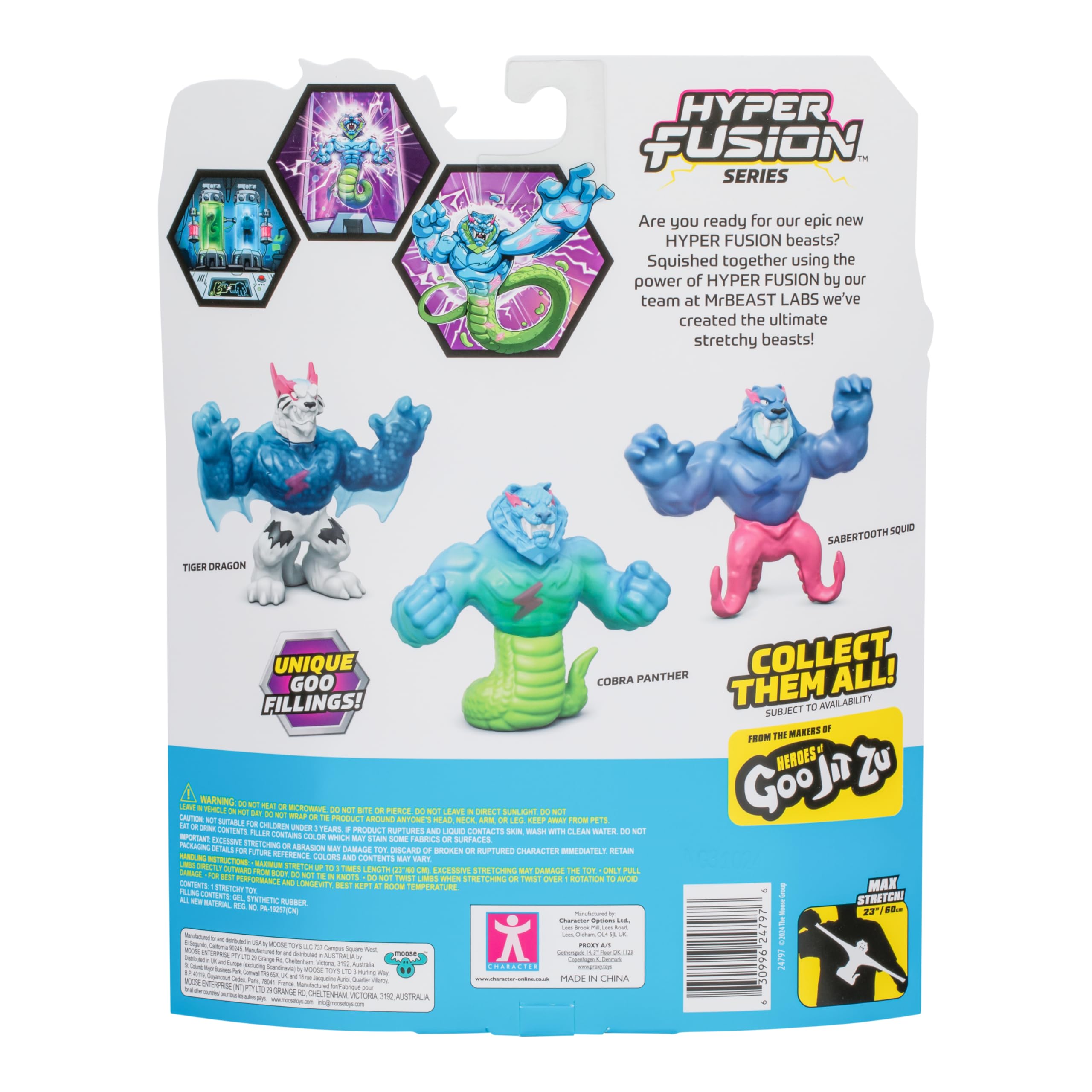Amazon.com: MRBEAST LAB - Hyper Fusion Stretchy Hero, Cobra