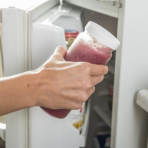 Miniatura 4 de All About Juicing Tapas de repuesto para botellas de bebidas exclusivas de boca ancha de 16 onzas, paquete de 6 tapas