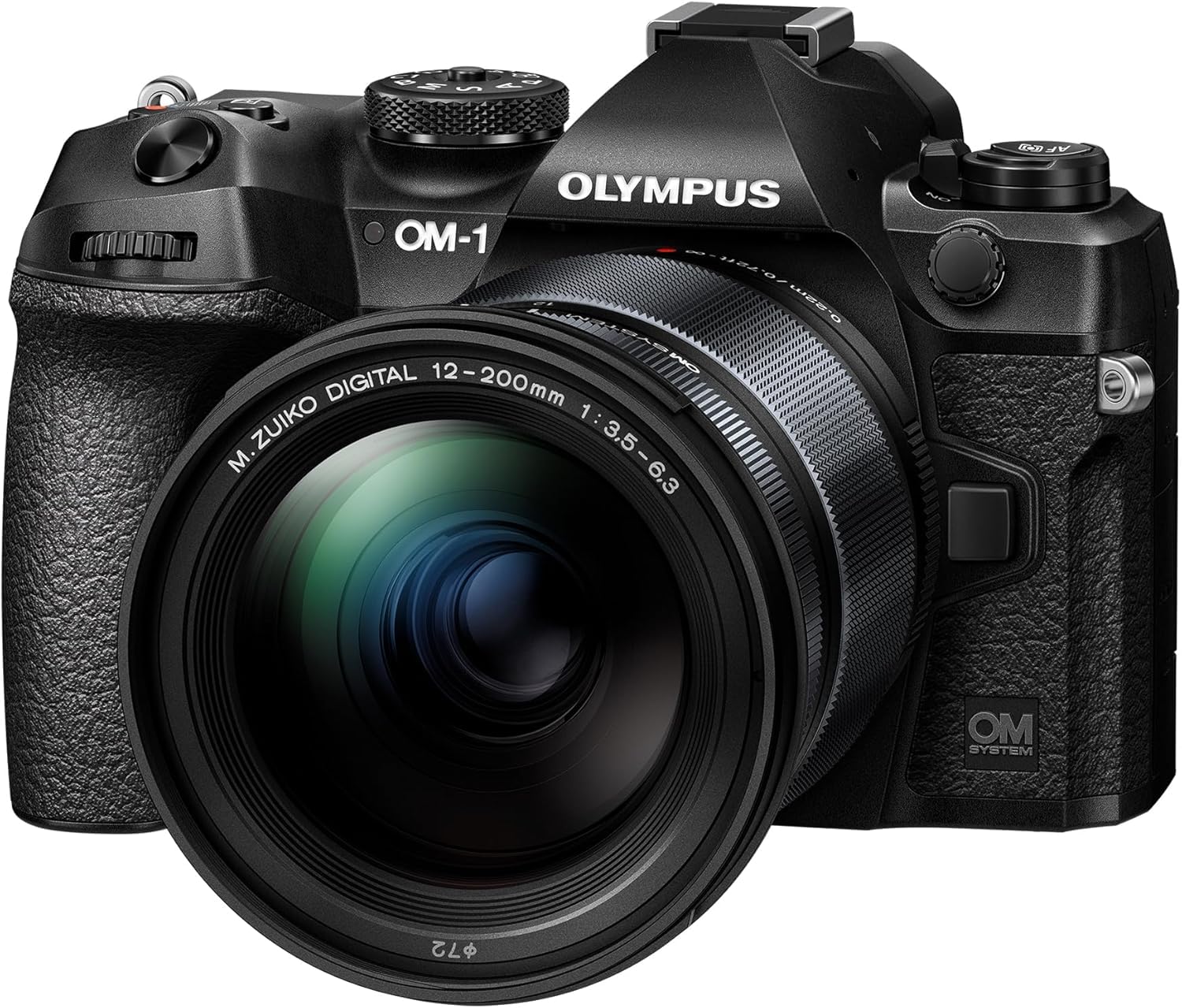 OM System M.Zuiko Digital Ed 12-200mm F3.5-6.3, Zoom Micro 4/3, Noir | Objectif photo polyvalent 16.6x, ultra compact, résistant aux intempéries, compatible Olympus OM-D et Panasonic G-Series