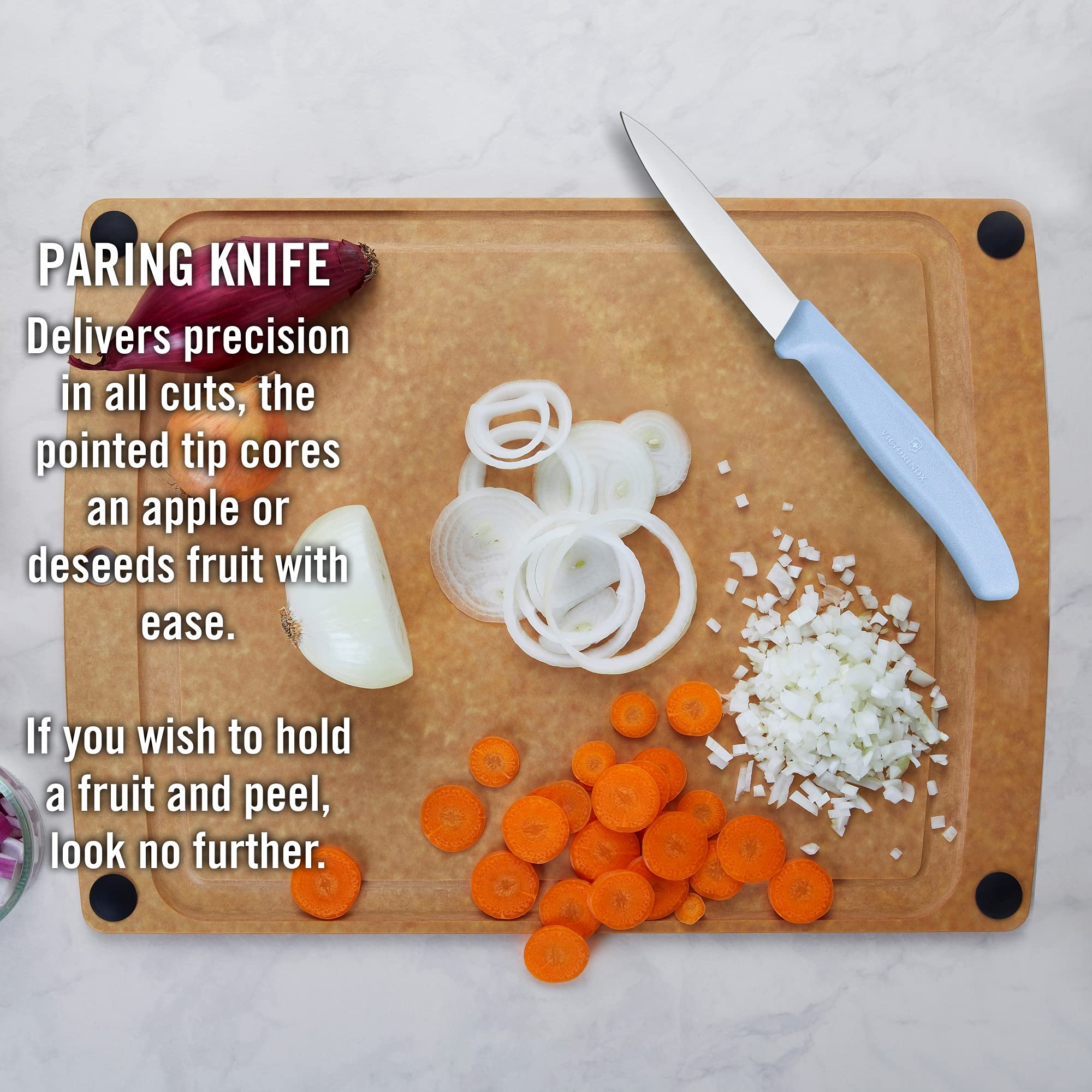 Victorinox Swiss Classic Trend Colors 3-Piece Paring Knife Set, Multicolor