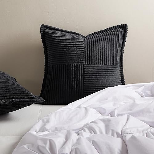 Miniatura 7 de Topfinel Juego de 2 fundas de almohada occidentales de 16 x 16 pulgadas, almohadas texturizadas para sofá, cama, sala de estar, cojín cuadrado a