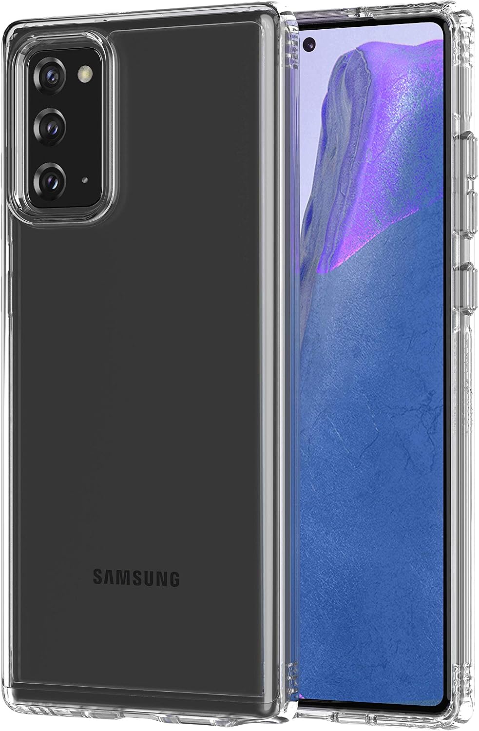 tech21 Evo Clear for Samsung Galaxy Note20 5G Phone Case - Hygienically Clean Germ Fighting Antimicrobial Properties with 10ft Drop Protection