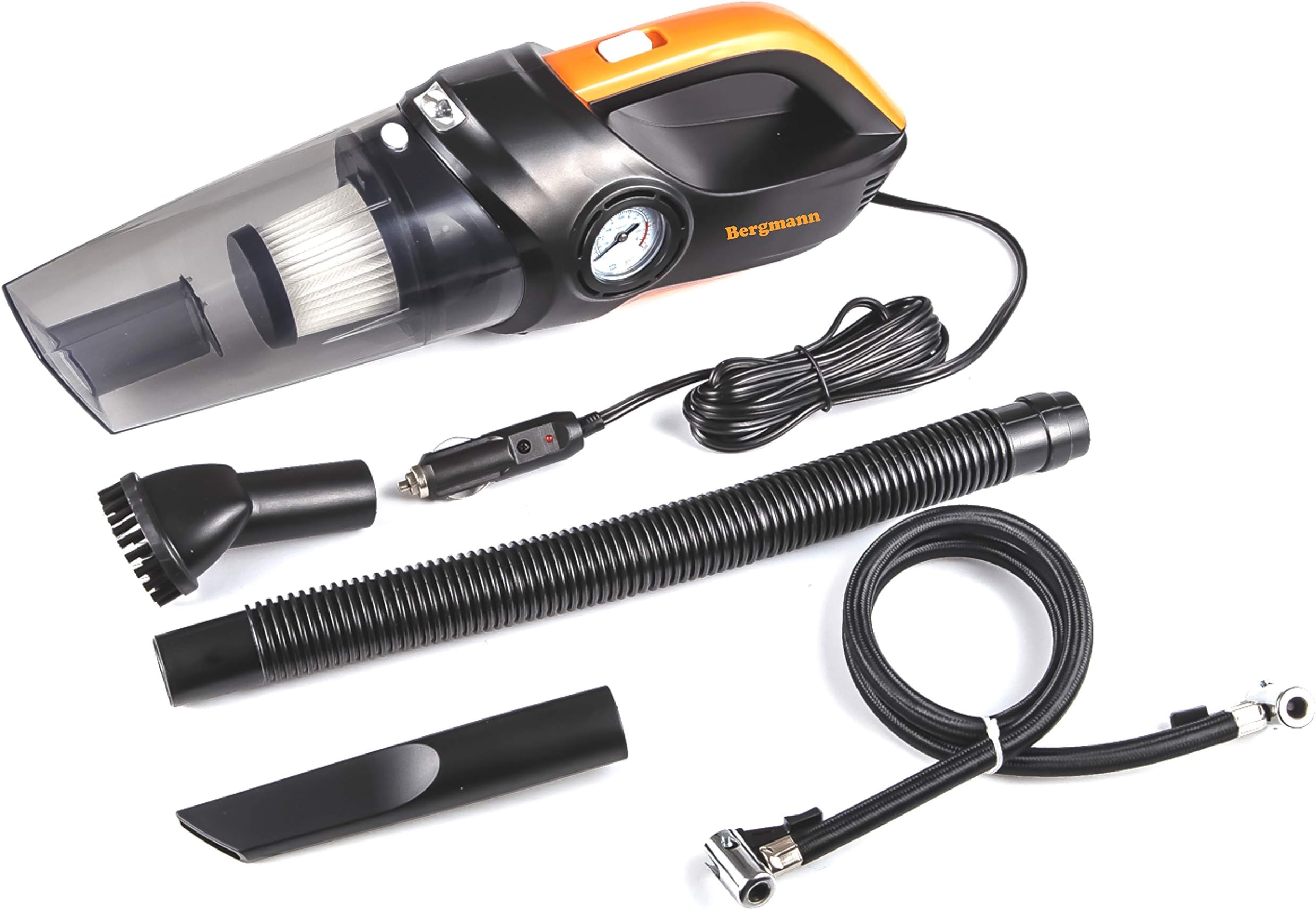 Bergmann CYCLONIC 2in1 Car Vacuum Cleaner + Inflator Buy Online at Best Price in UAE Amazon.ae