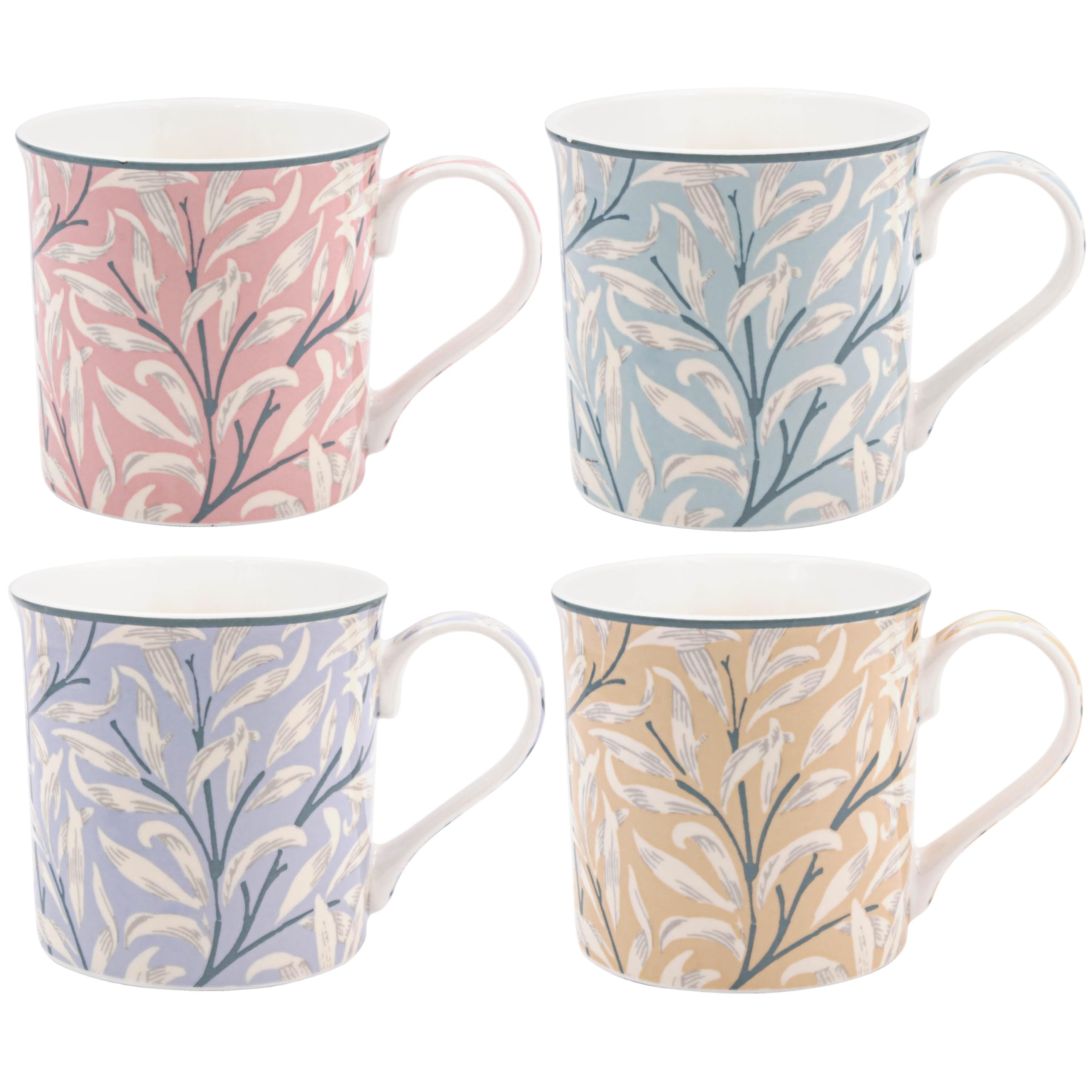 Willaim Morris Set Of Four Willow Bough Mugs LP96984A
