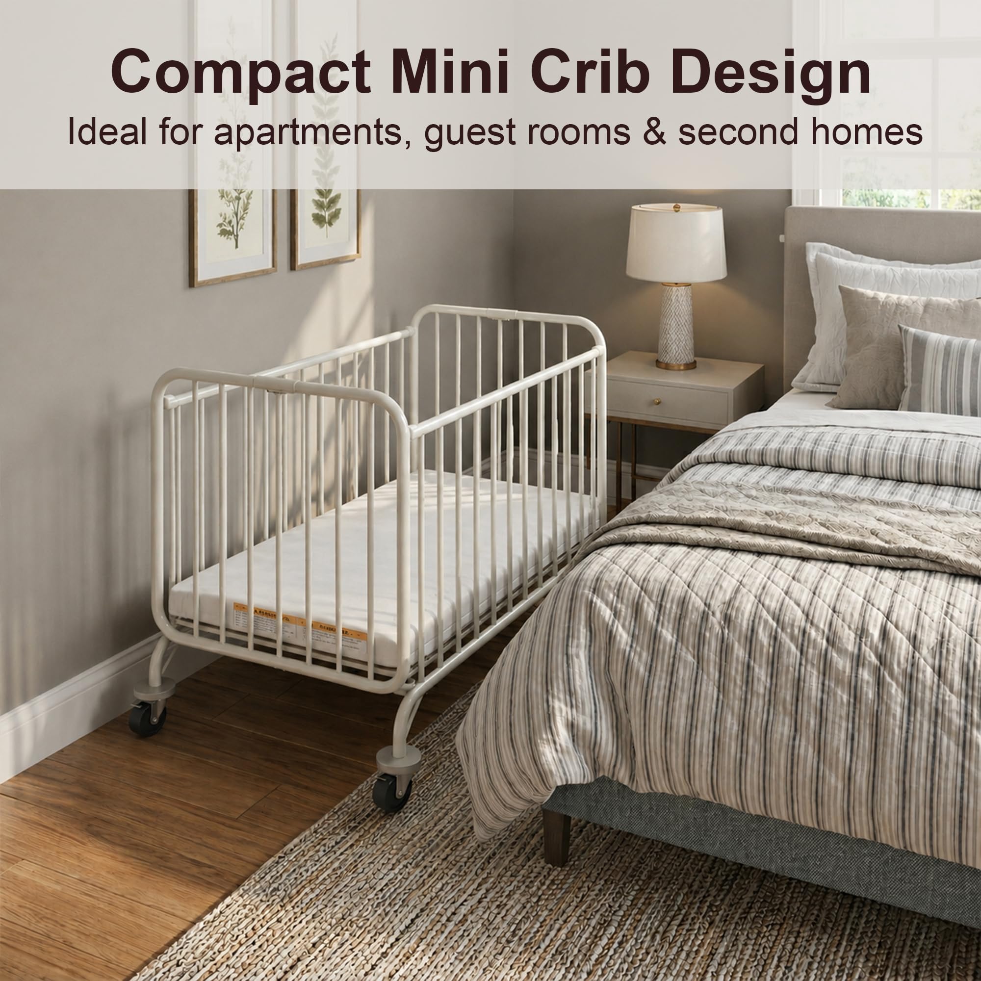 Amazon.com : L.A. Baby Deluxe Holiday Mini/Portable Folding Metal