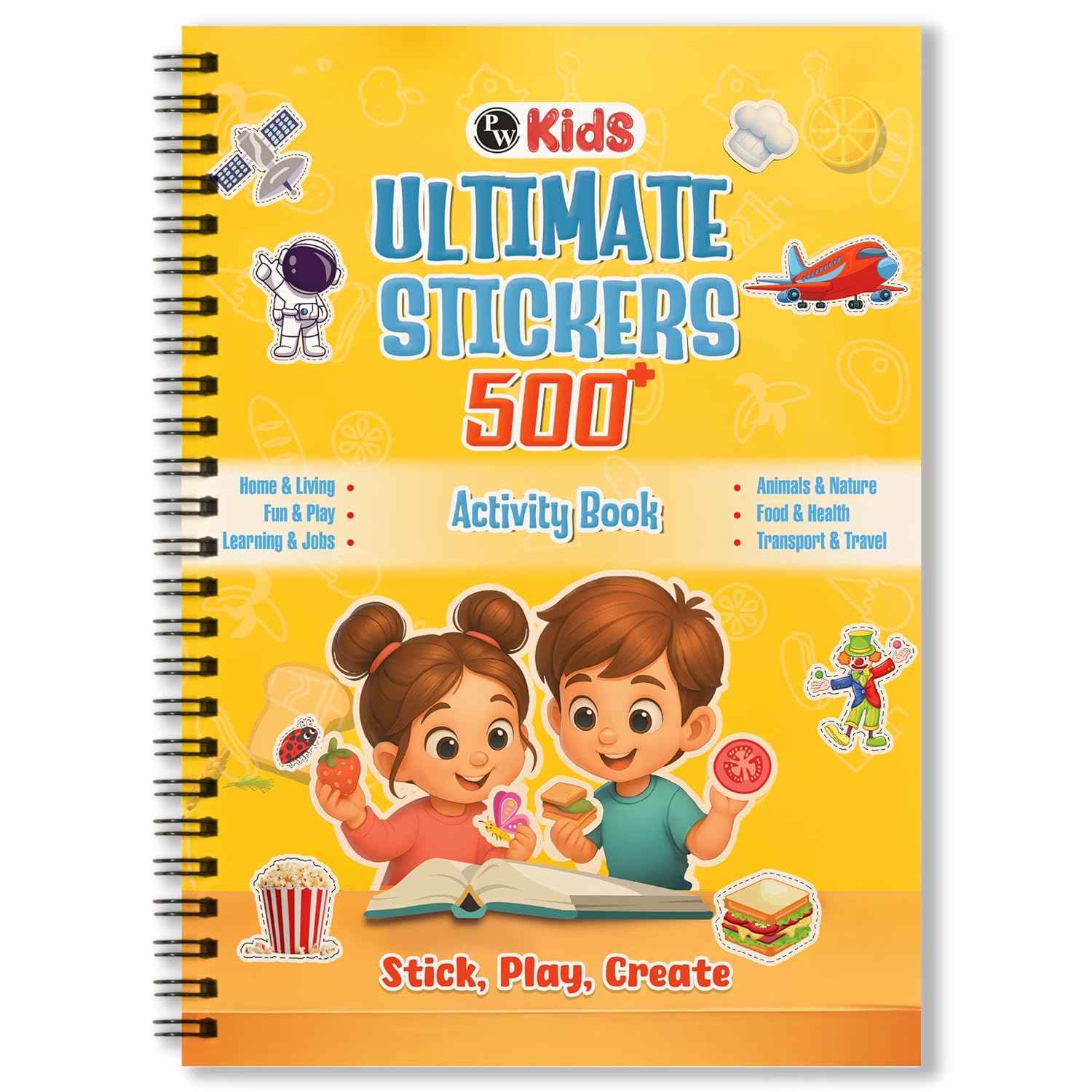 500+ Ultimate Stickers Activity Book for Kids Ages 2-5 Years, Theme Based Reusable Stickers, Fun Learning & Educational Book for Toddlers 500+ Ultimate Stickers Activity Book for Kids Ages 2-5 Years, Theme Based Reusable Stickers, Fun Learning & Educational Book for Toddlers