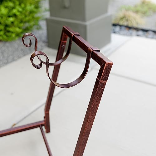 Miniatura 9 de FireProof Pros Estantes de leña para interiores y exteriores con ganchos de madera Kindling. Soporte de madera de doble revestimiento de 25.6