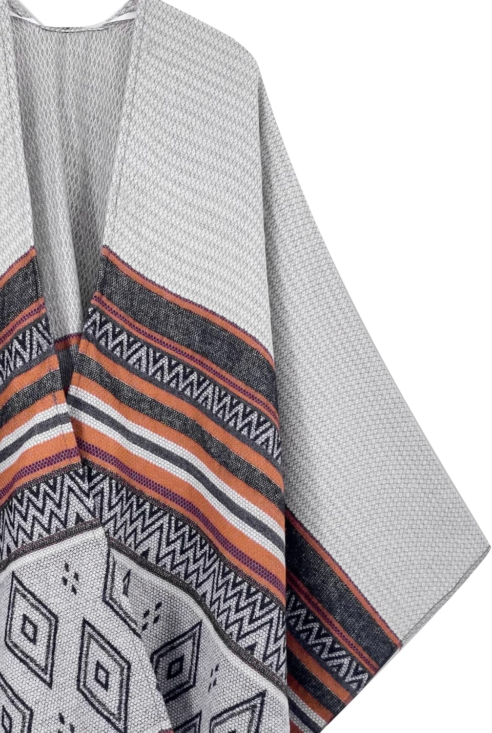 Breezy Lane Women's Shawl Wraps Warm Poncho Ruana Wrap Cardigan - Image 4