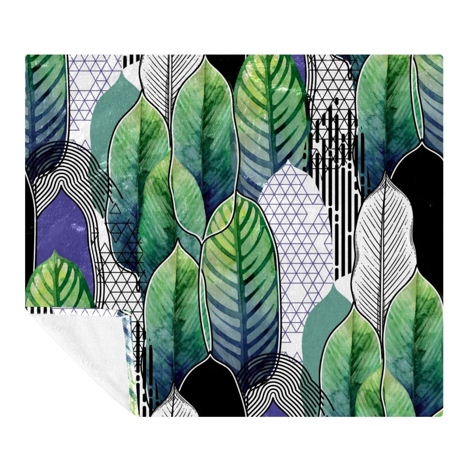 Plaid microfibre lit adulte enfant Heliconia grande couverture douce