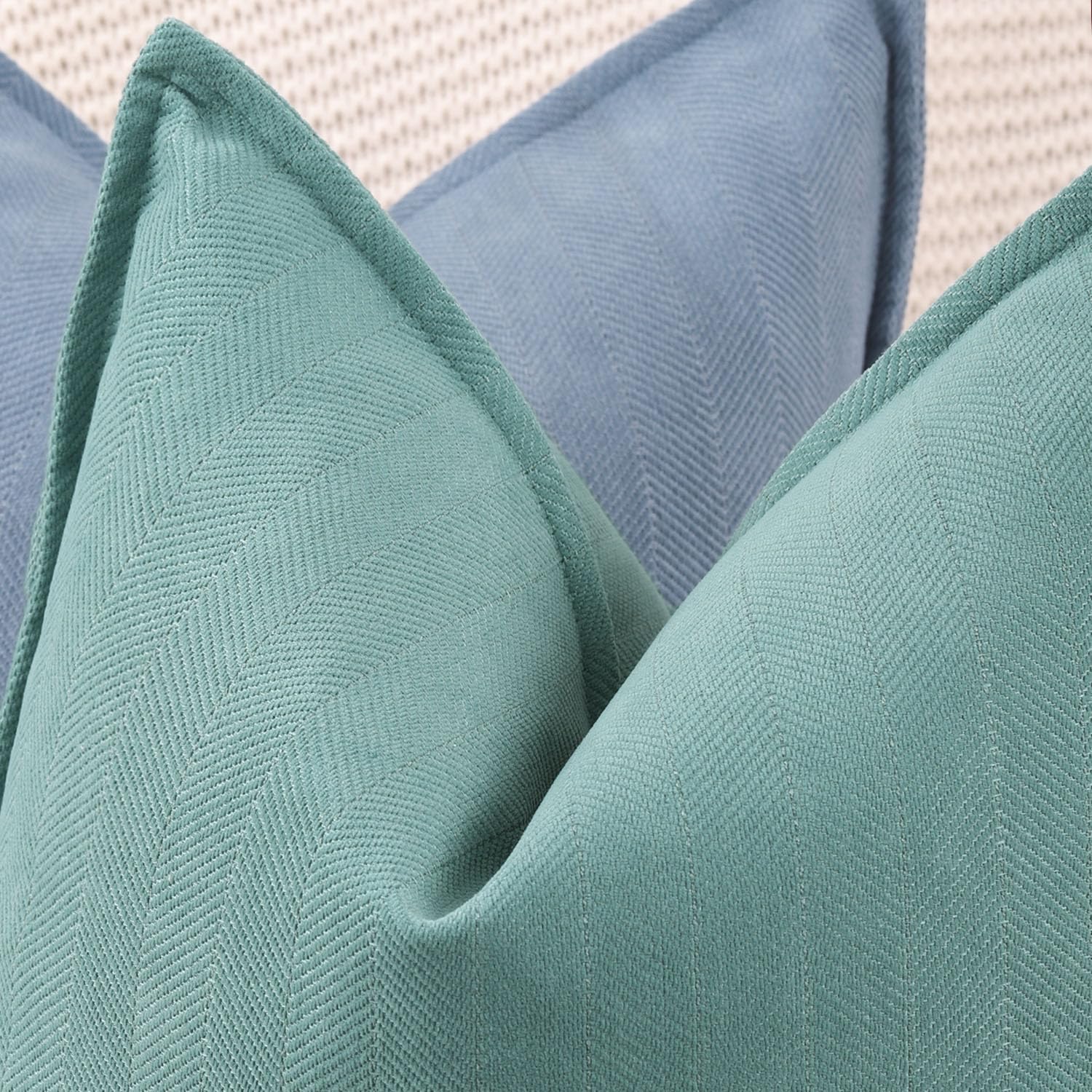 Madizz Textured Chenille Cushion Covers Set of 2 Super Soft Decorative Throw Pillow Covers Boho Pillowcases Modern Home Decor for Sofa Bedroom 16x16 inch - Image 4