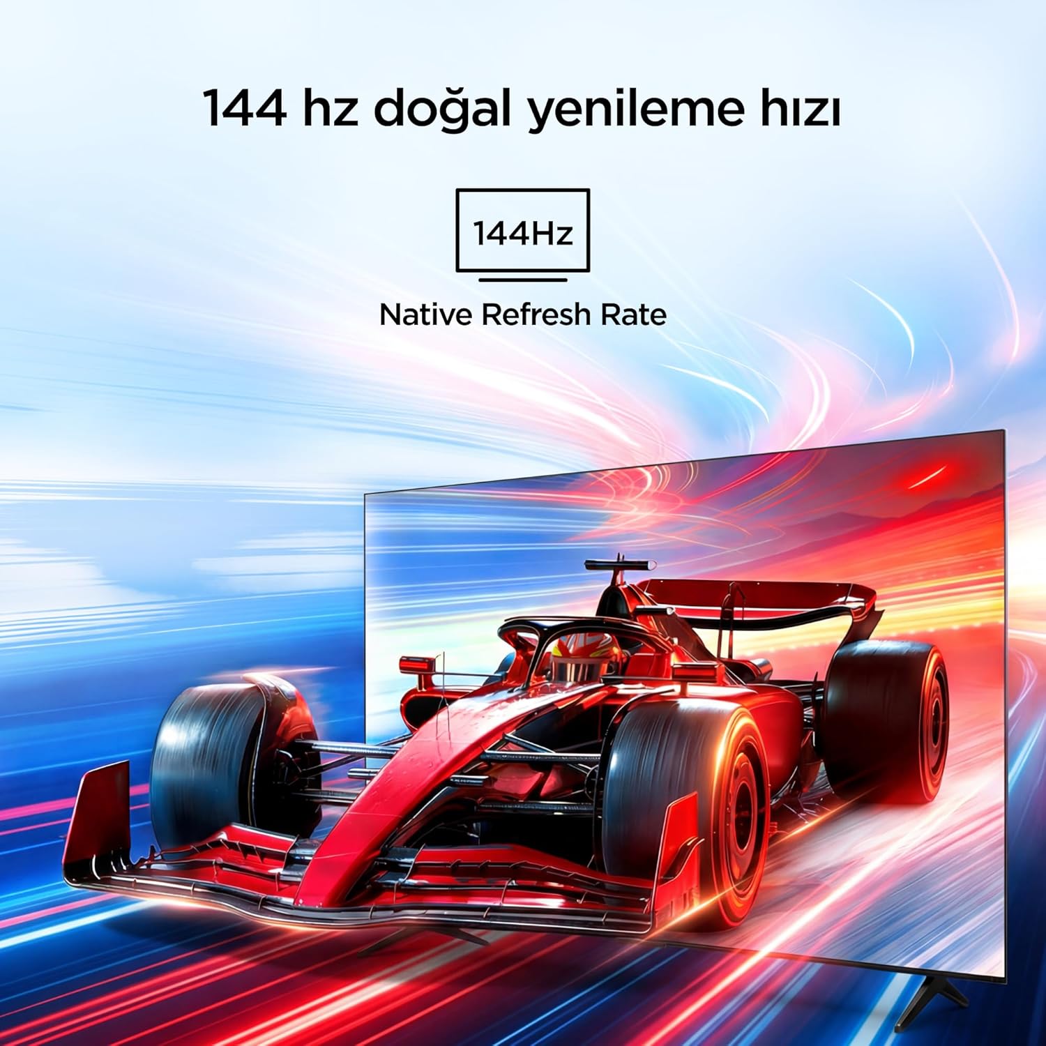 144Hz Native Refresh Rate for smooth motion