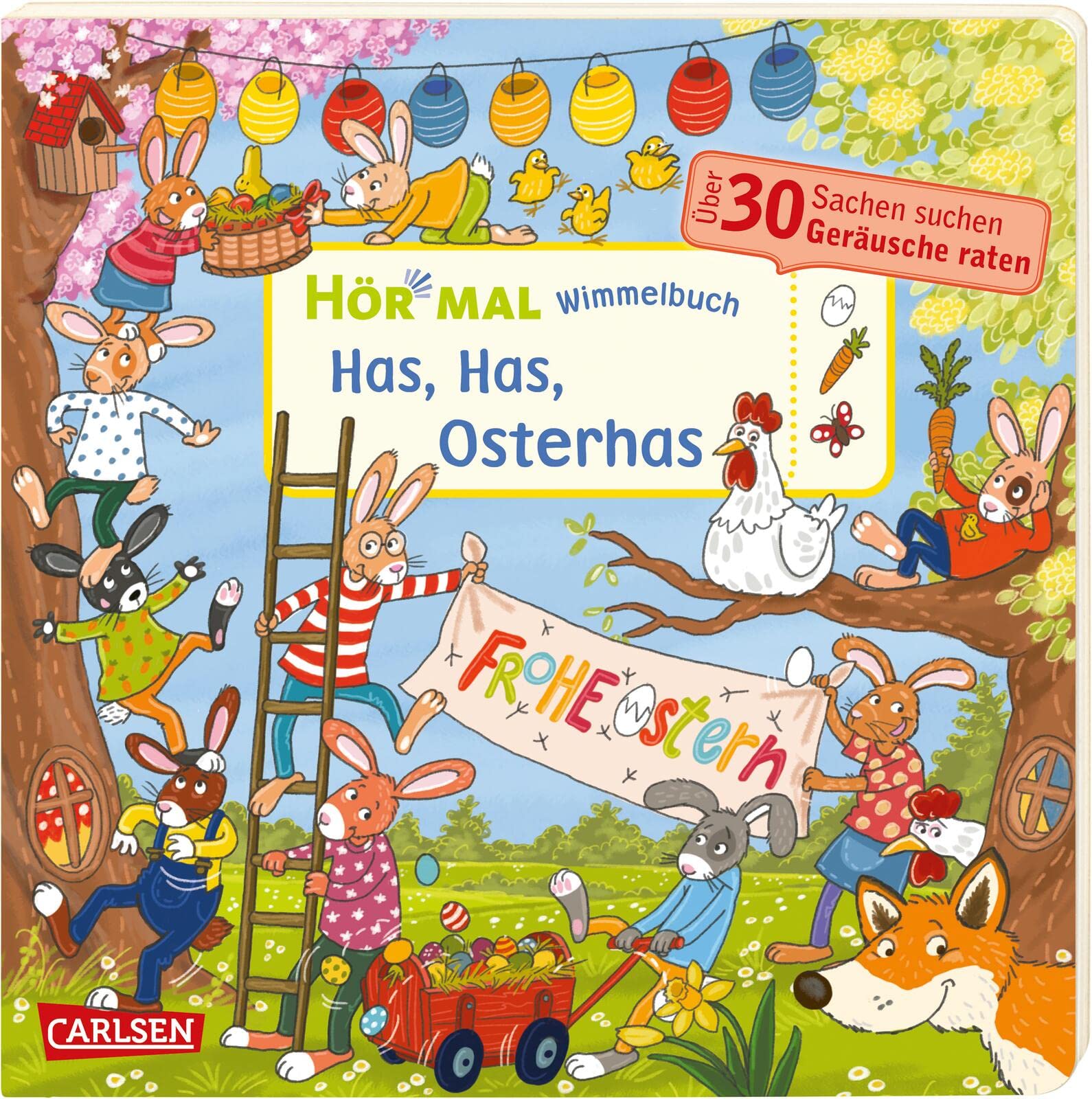 Hör mal (Soundbuch): Wimmelbuch: Has, Has, Osterhas: Sachen suchen und Geräusche raten