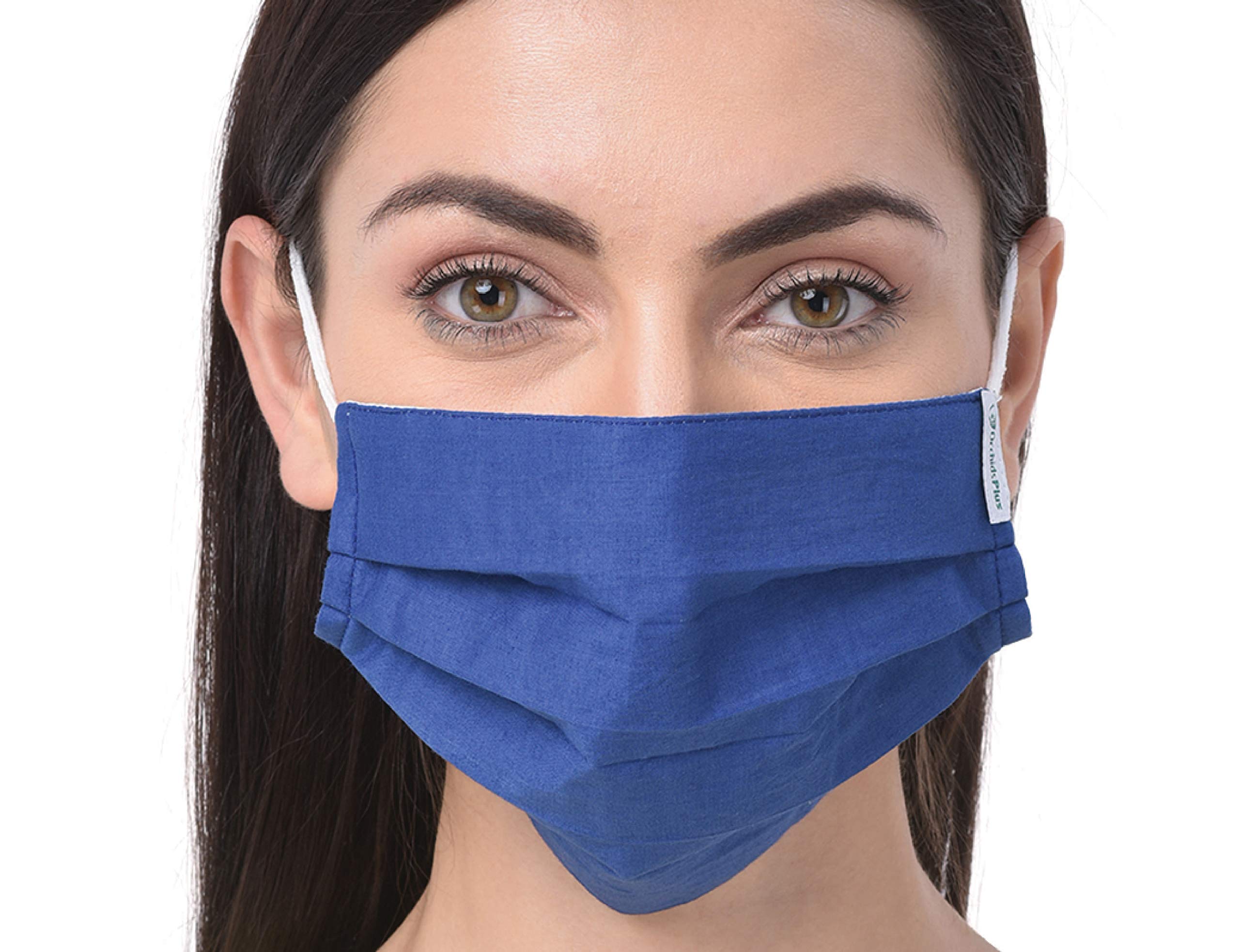 OrchidsPlus 6 Ply Protect Face Mask | 6 Layer (2 Layer 100% Cotton, 4 Layer Melt Blown Filter) | Reusable | Washable | High Filtration Efficiency