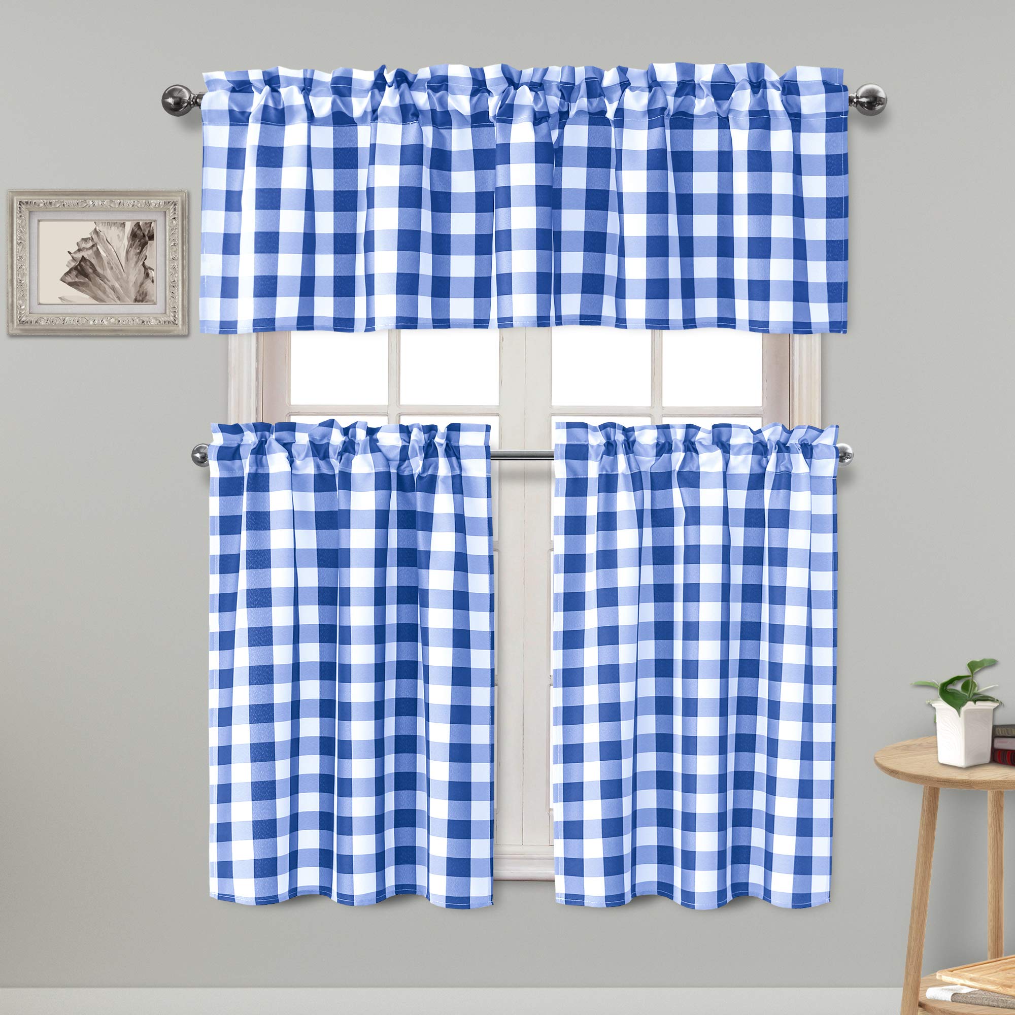 Blue Gingham Curtains Curtains & Drapes 2023