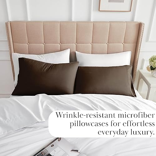 Miniatura 228 de Southshore Fine Living, Inc. Juego de 2 fundas de almohada de tamaño estándar, se adapta a almohadas de tamaño matrimonial, individual, queen, 10