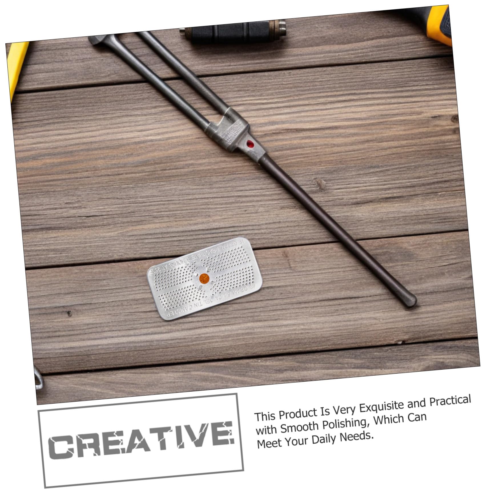 DOITOOL Silice Essiccante 40 Grammi 5 Pezzi Indicatrici Assorbi Umidità in Alluminio per Armadi e Scarpiere
