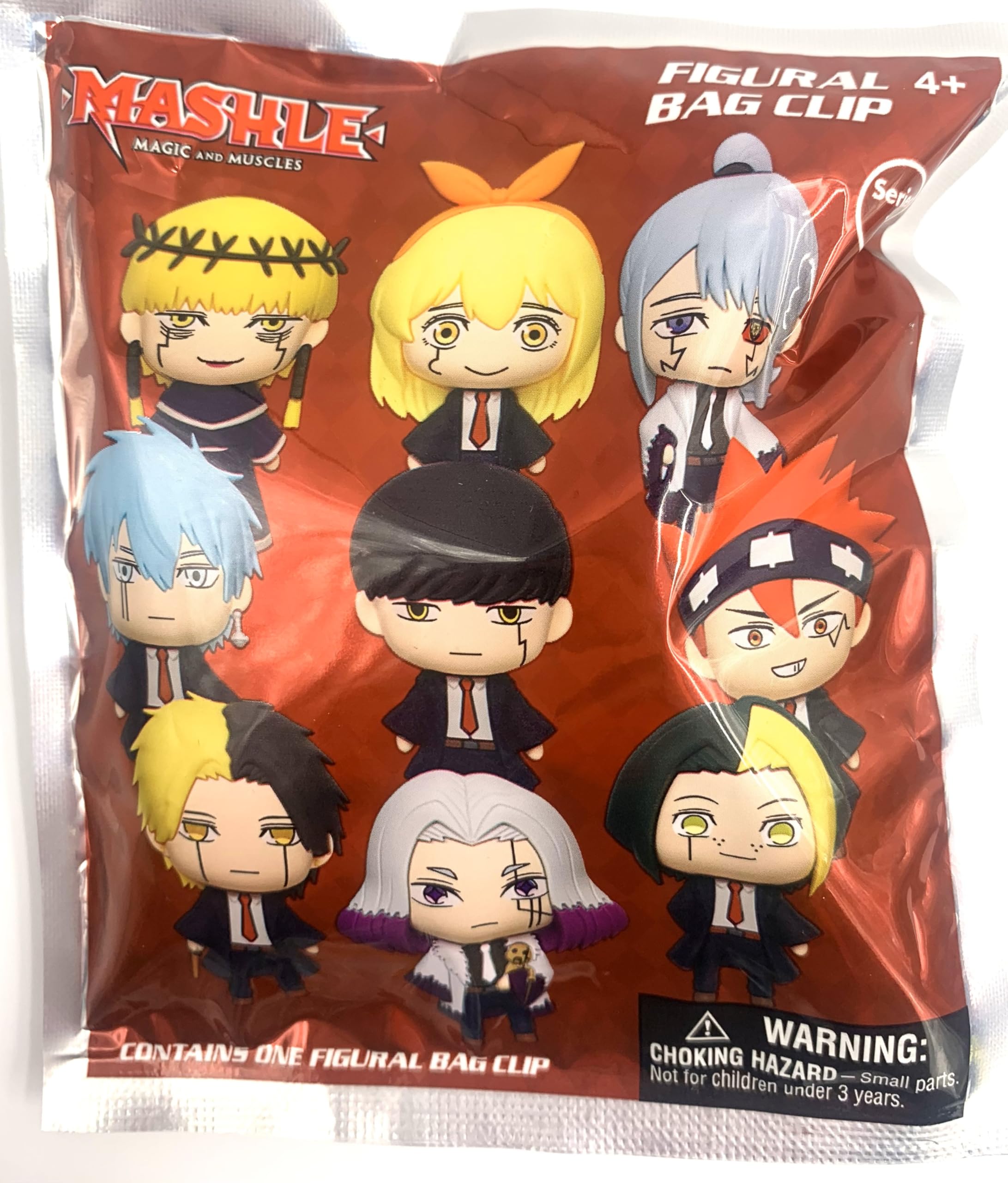 Amazon.com: Monogram - Mashle: Magic and Muscles 3D Foam Bag Clip