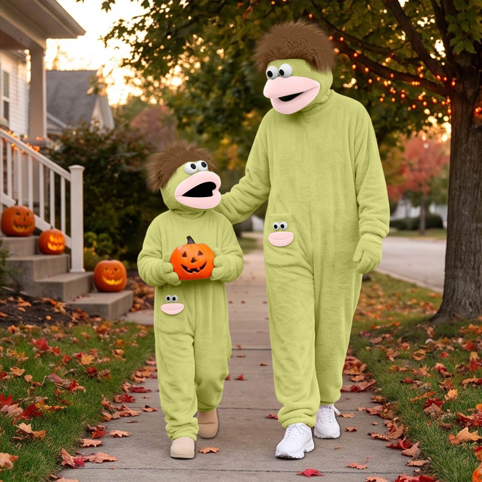 Generisch Silly Onesie Erwachsene Monster Pyjama Kuschelanzug für Cosplay