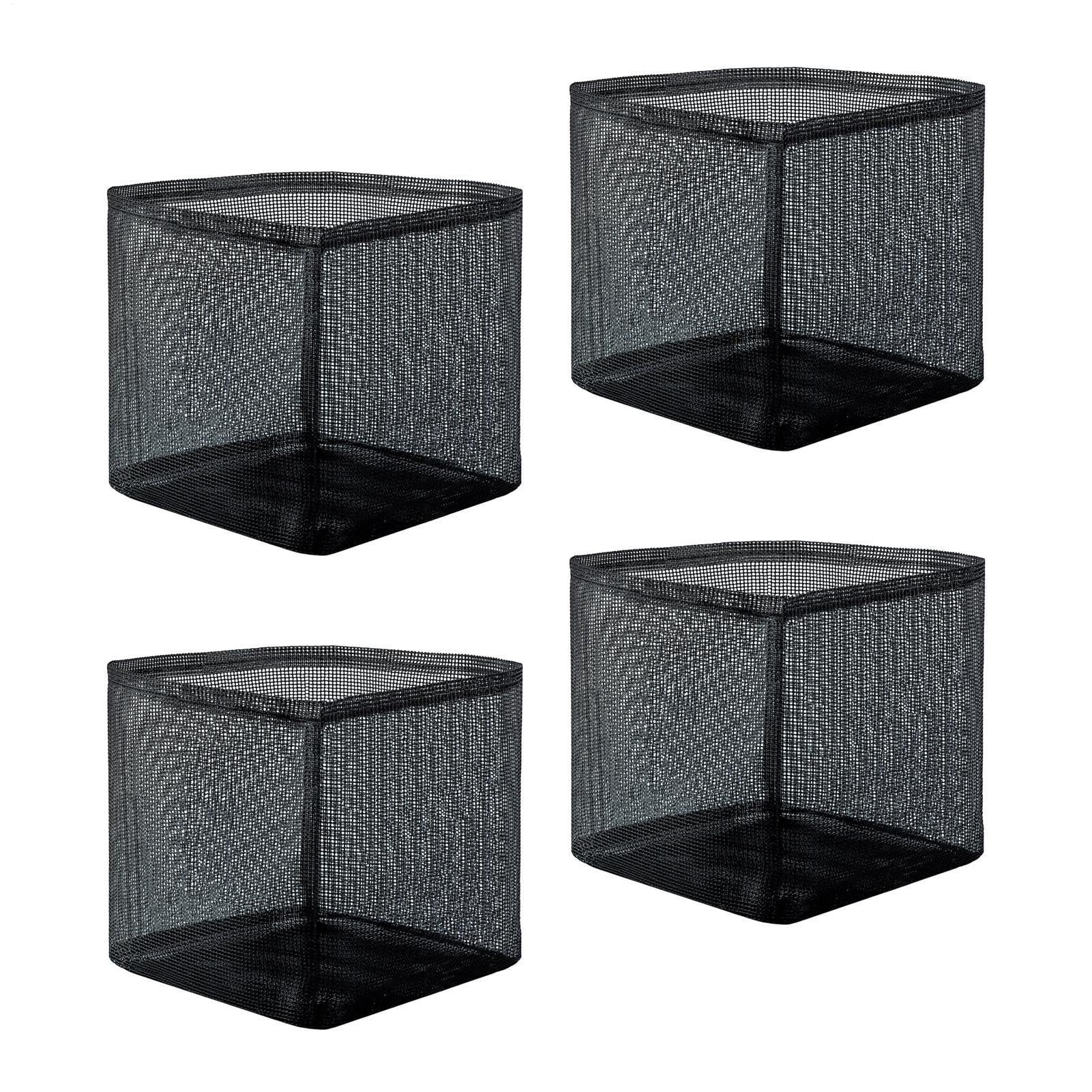 Contenedor plegable de malla transpirable para cultivo de plantas en estanque