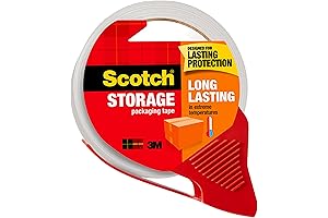 Scotch Shipping Packaging Tape with Long-Lasting Adhesive Strength!