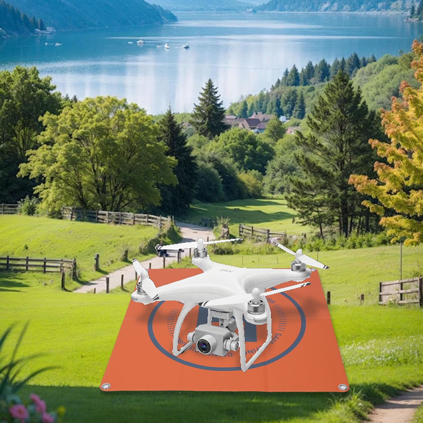 Generic Plataforma de Aterrizaje para Drones, Impermeable, Plegable, para 3 2, Helipuerto de Doble Cara para Mini 3 Pro, Se Adapta a la Mayoría de los Drones