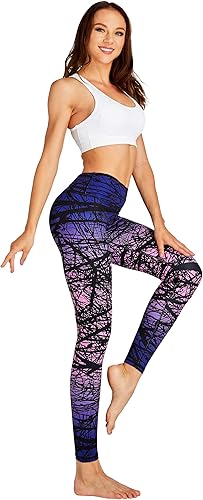 Miniatura 2 de COOLOMG Leggings de yoga para mujer, mallas para correr, leggings de tiro bajo, para entrenamiento, gimnasio, con bolsillos ocultos