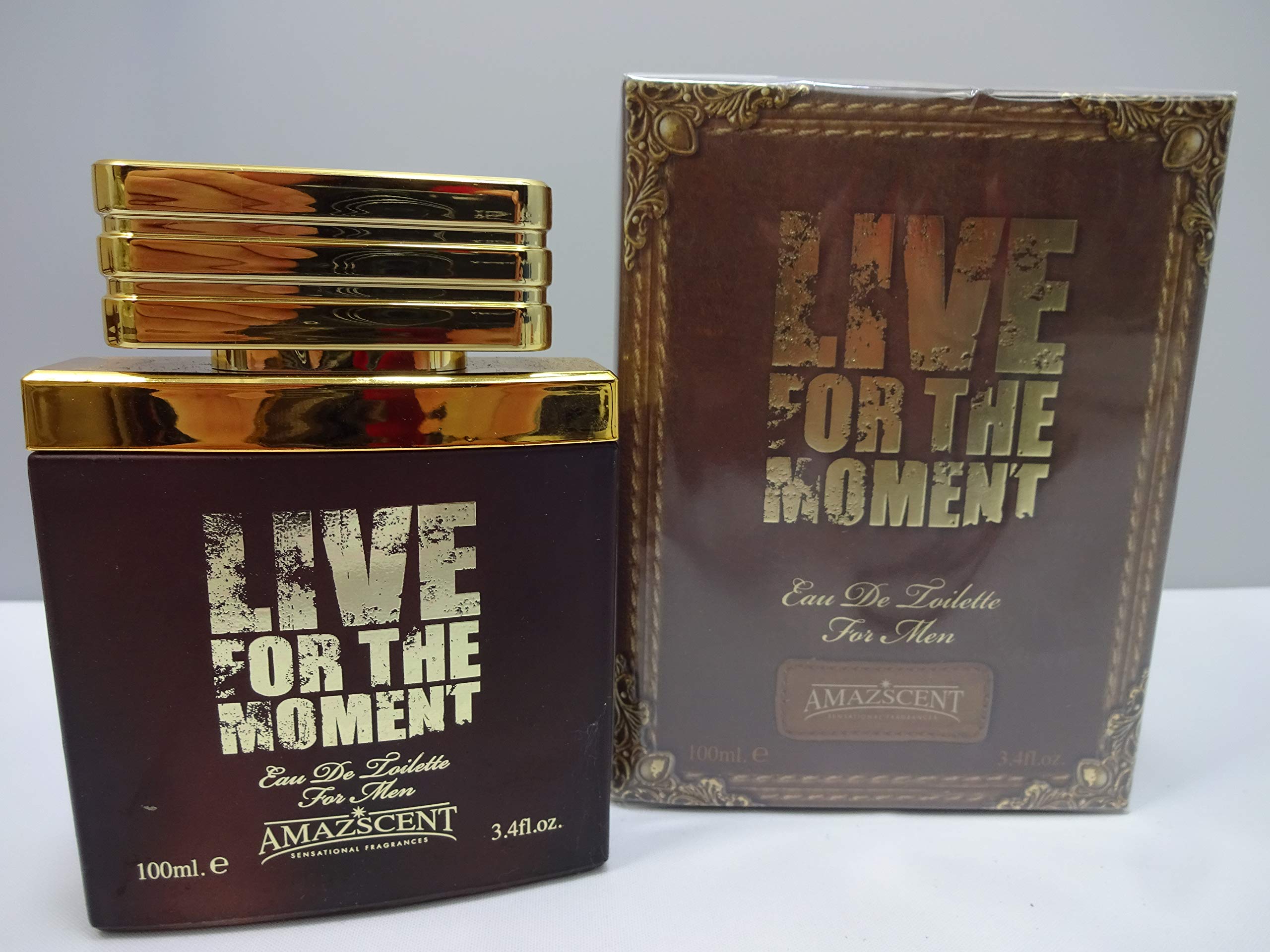 Coffret cadeau de luxe pour homme, Live For The Moment edt pour homme, parfum sensationnel Amazscent 11 pièces en acier inoxydable, kit de manucure personnel dans un coffret cadeau