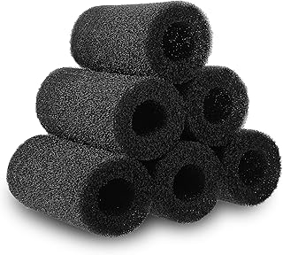 Abeillo 6 Pack Pre-Filter Sponge Fish Tank Filter Accessories Replacement Foam Cover Aquarium Sponge Filter for Shrimp