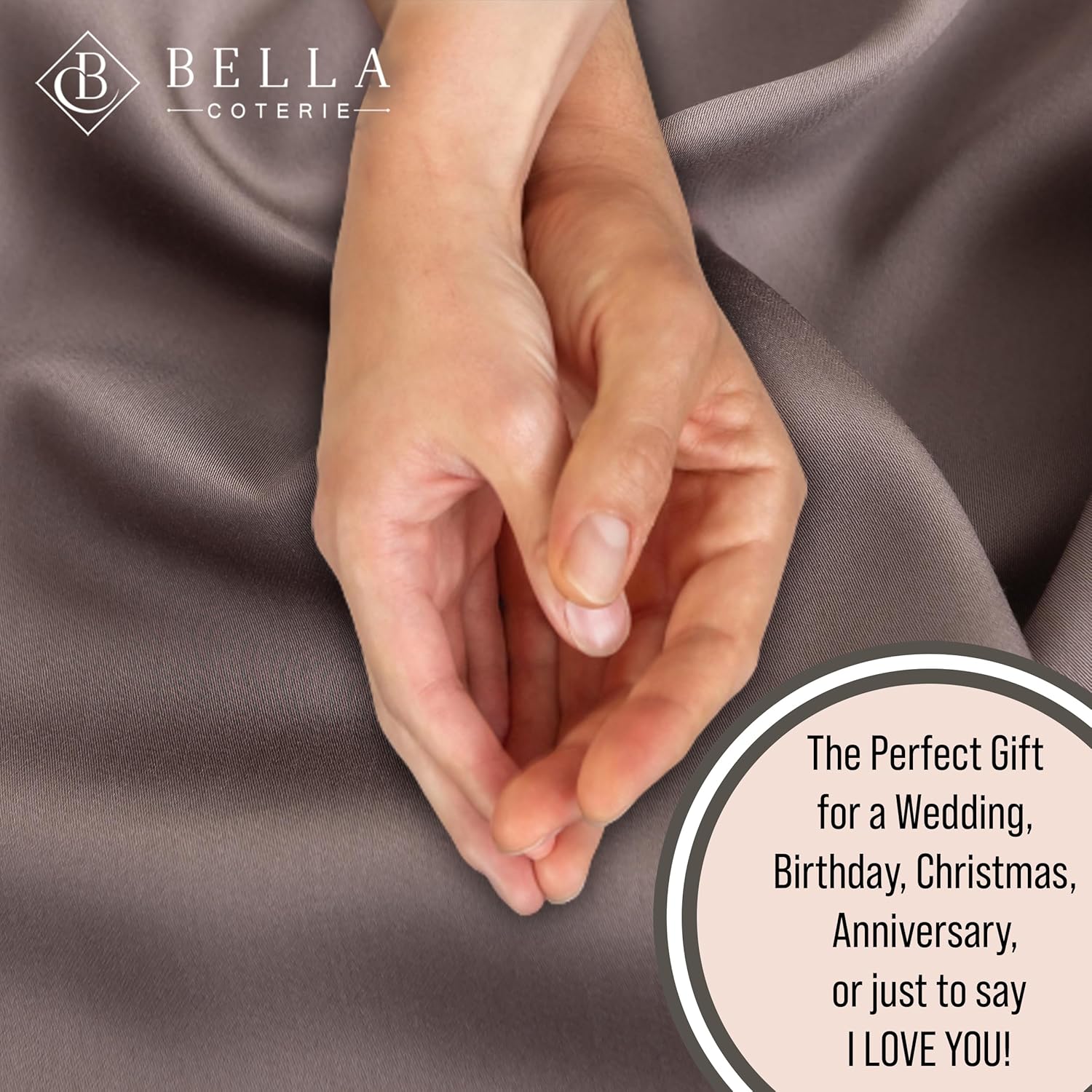 Bella Coterie Luxury Bamboo Viscose Cal King Size Sheet Set | 100% Organically Grown | Ultra Soft | Cooling for Hot Sleepers | 18" Deep Pocket [Mocha] - Image 6