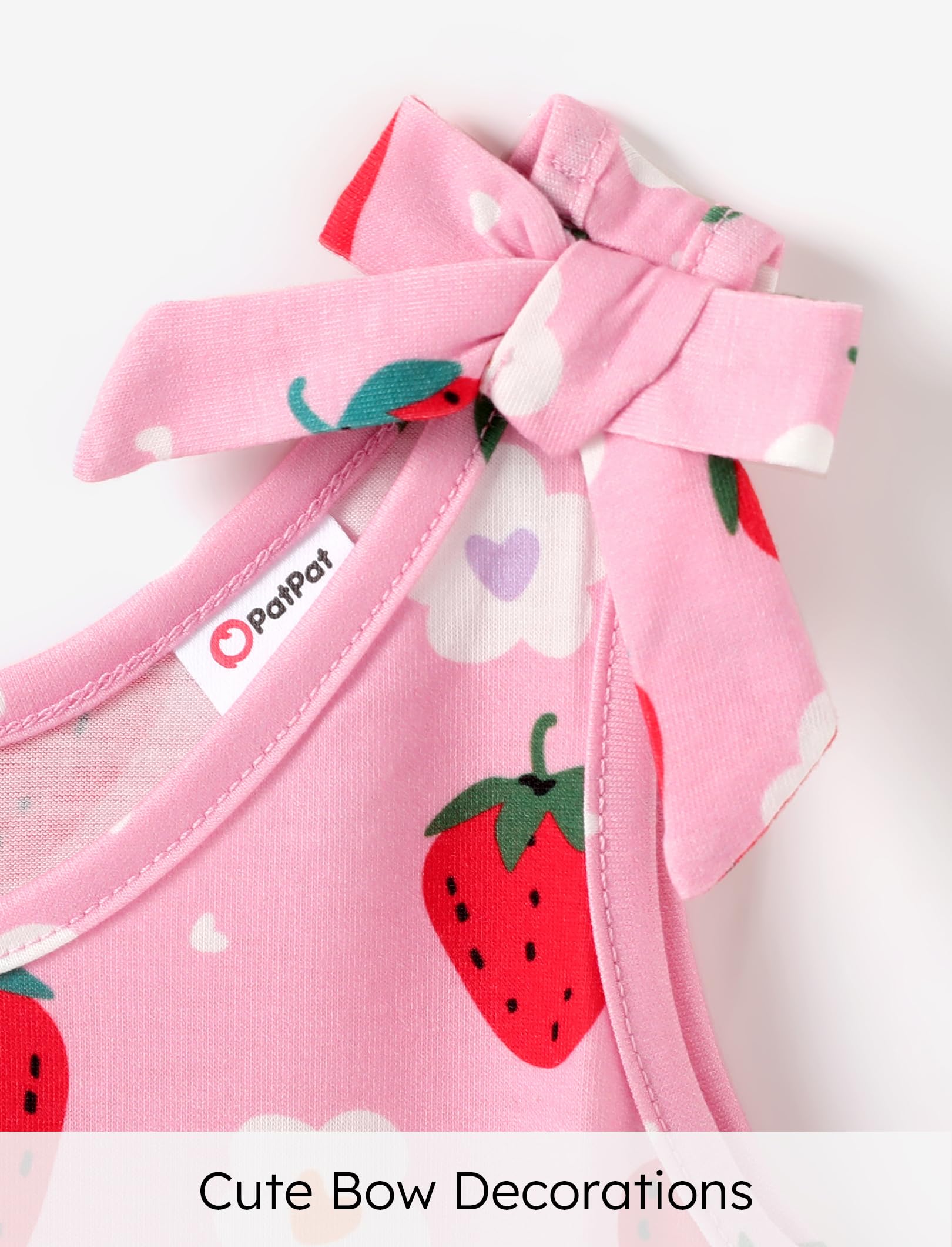 PATPAT Abiti Bambina e Ragazze Vestiti Bambina Eleganti, Vestito Bambina con Spalline Farfalla e Svasatura A-Line, Abbigliamento Bambina età 12 Mesi-10 Anni