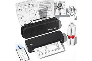 Inkless Portable Cell Phone Printer for Effortless Travel Printing