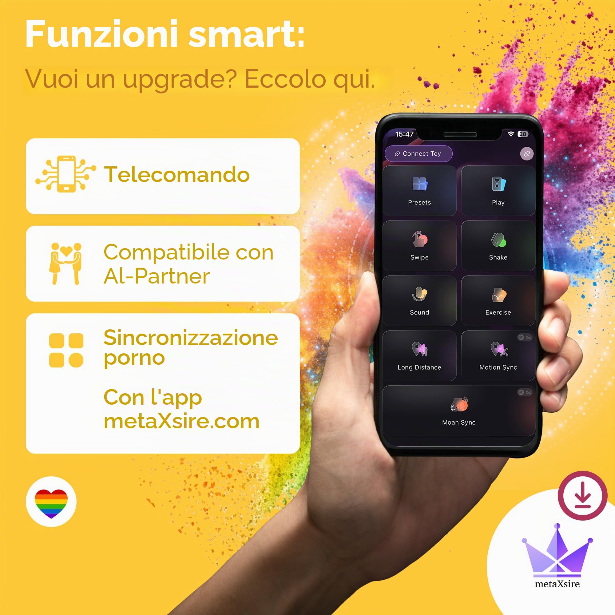 Marielove, masturbatore elettrico per uomini, simulatore di pompini con funzione di aspirazione e vibrazione, 5 modalità e movimento telescopico, giocattolo sessuale reale con rotazione e funzione