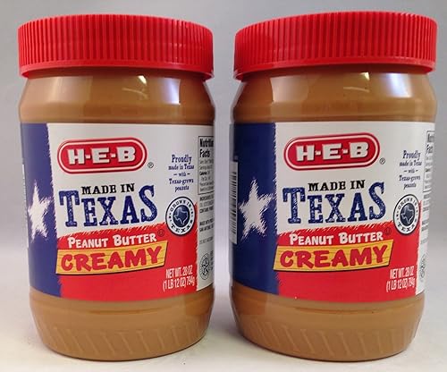 Paquete (2 artículos) HEB Creamy Peanut Butter - Tarro de 28 onzas