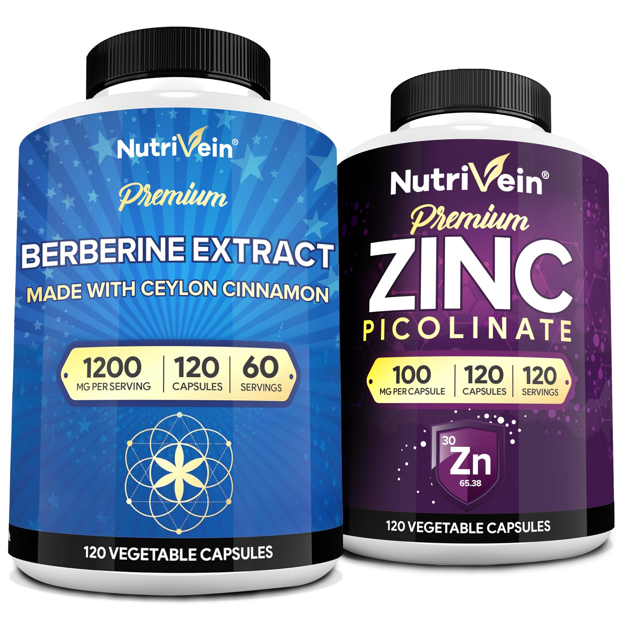 Amazon.com: Nutrivein Premium Zinc Picolinate & Berberine
