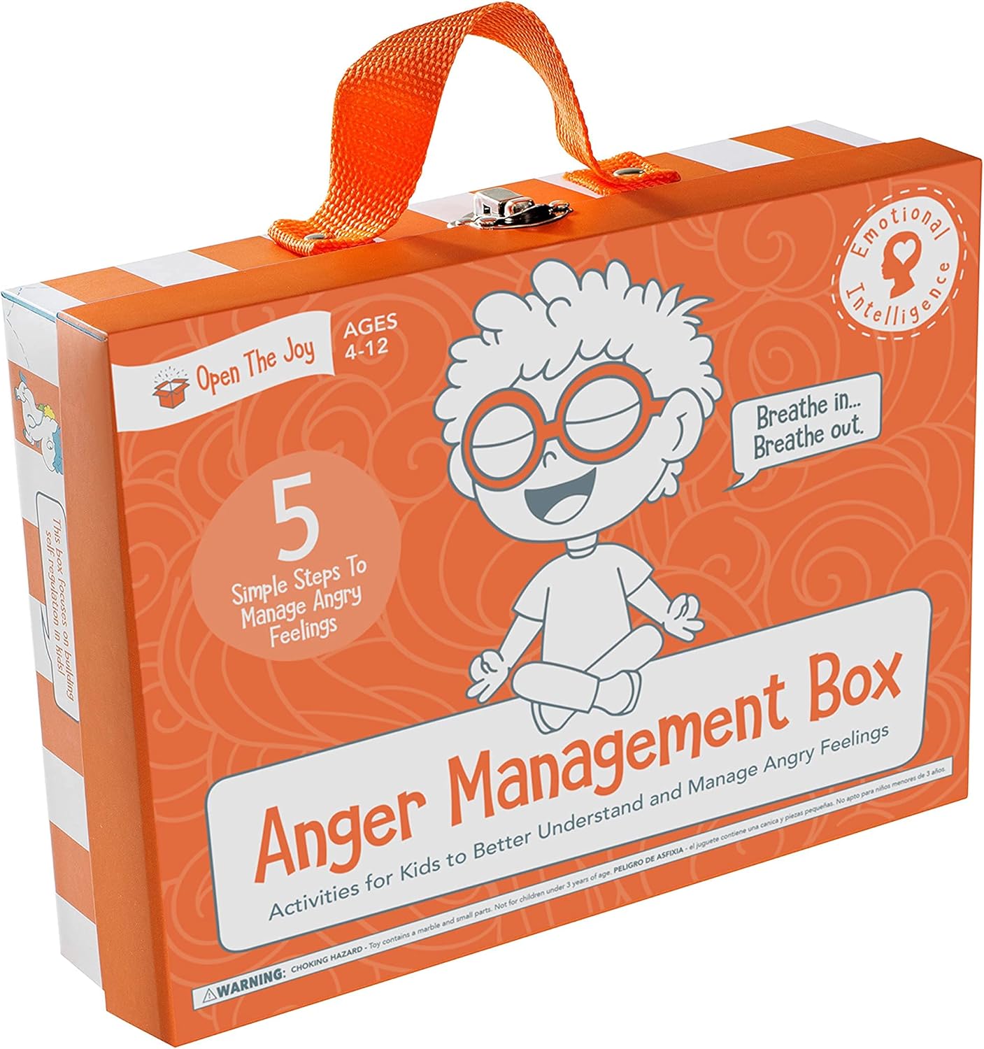 Open The Joy Anger Management Box – Emotional Regulation Kit for Kids with Calming Tools, DIY Crafts, and Stress Relief Activities, Perfect for Social-Emotional Learning and Mindfulness Practice