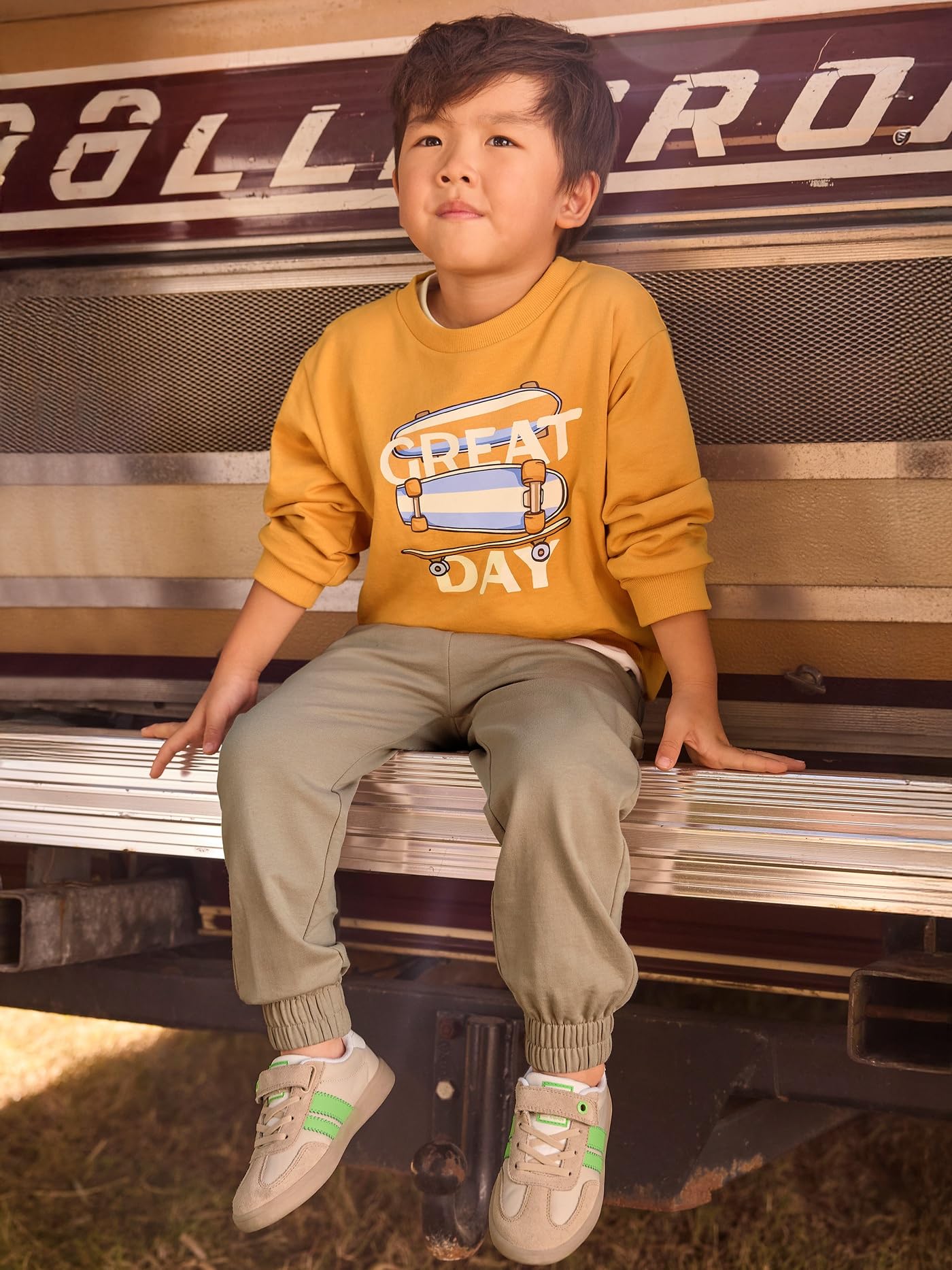 Mayoral Chandal pullover para niño Peach
