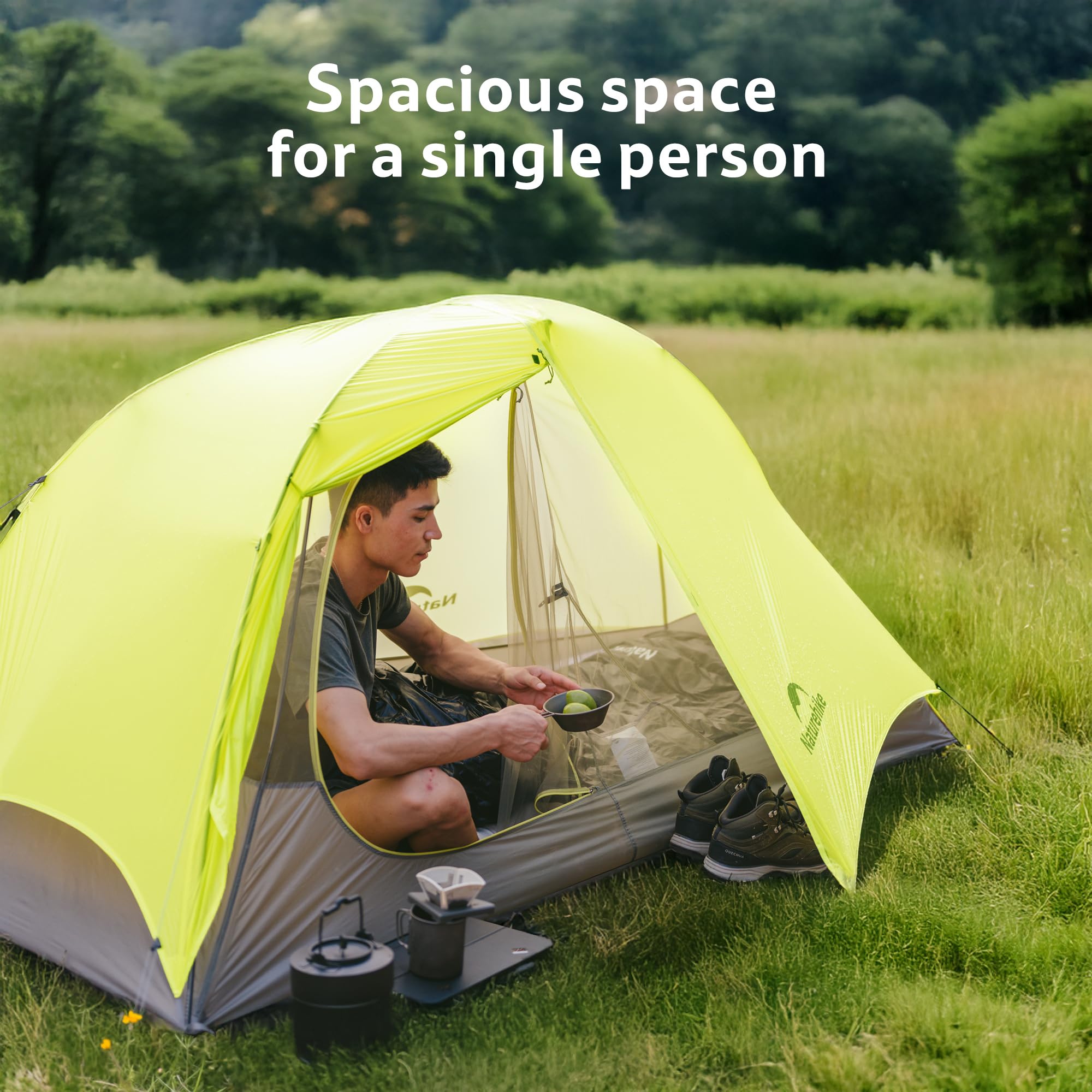Naturehike 山岳テント 1人用 ニュースタートレイル Amazon.co.jp: Naturehike スタートレイル 2.2ポンド 1人用テント 簡単